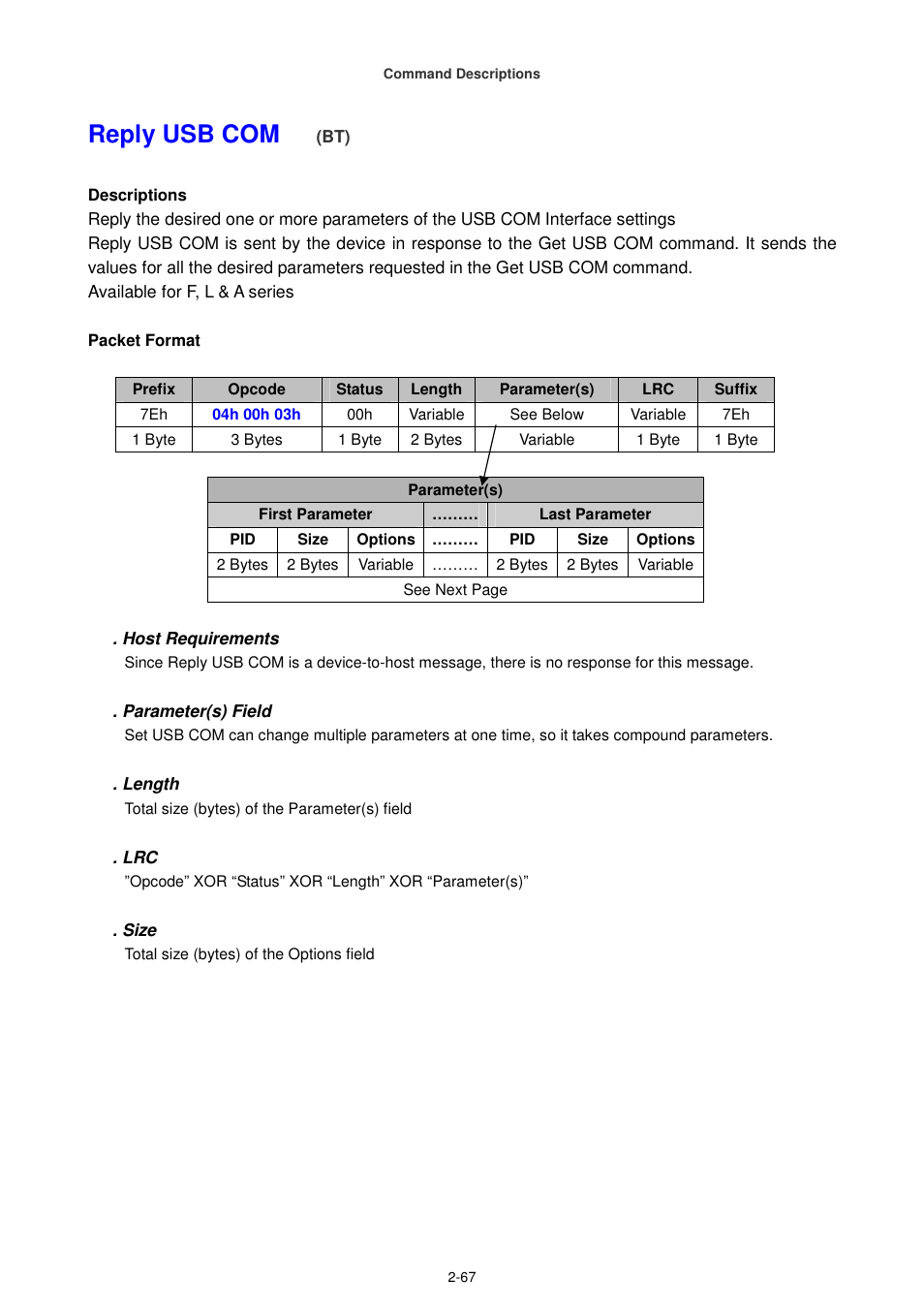 Reply usb com | Cino FA470 User Manual | Page 82 / 251