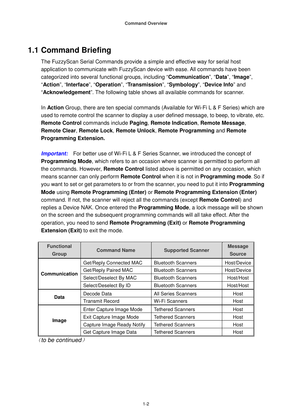 1 command briefing | Cino FA470 User Manual | Page 9 / 251