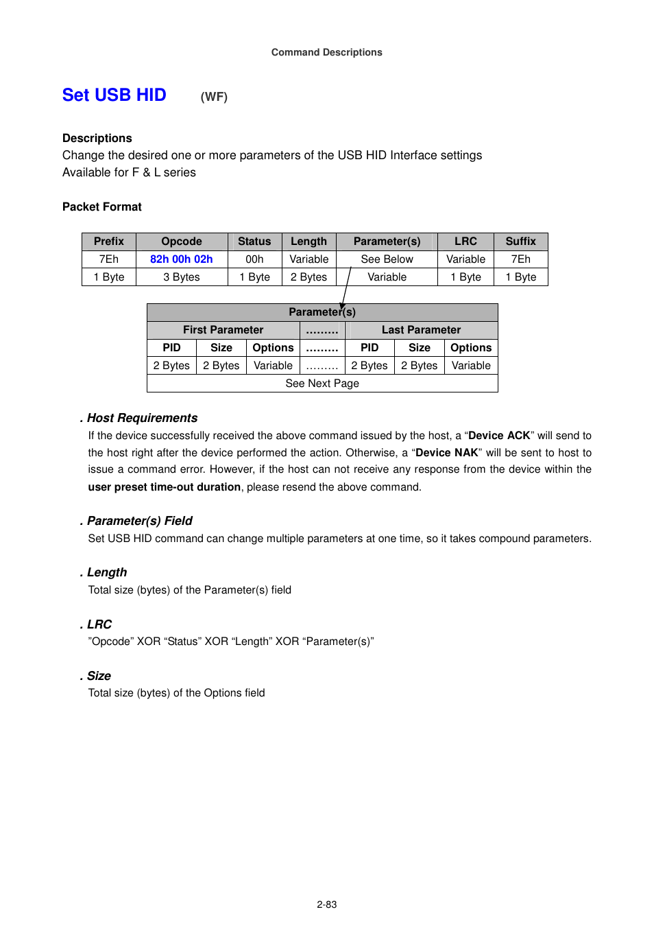 Set usb hid | Cino FA470 User Manual | Page 98 / 251