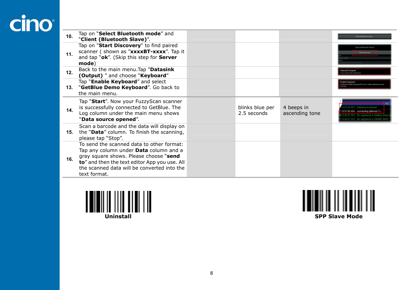 Cino PL680BT HC User Manual | Page 10 / 12