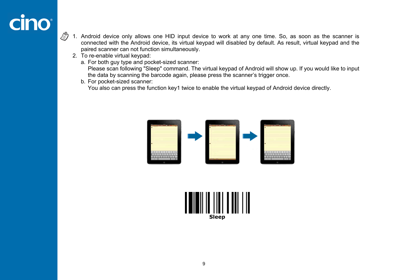 Cino PL680BT HC User Manual | Page 11 / 12