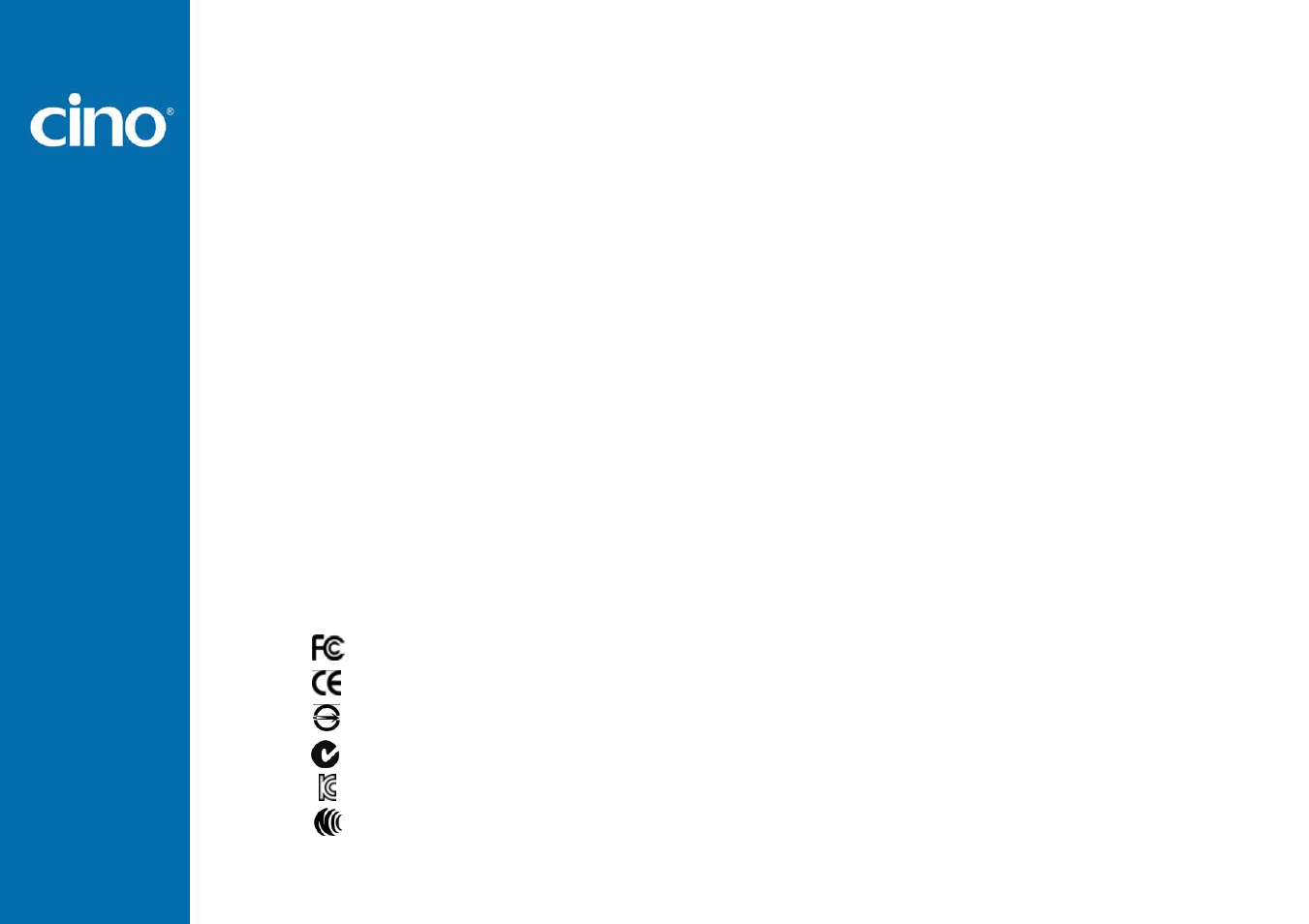 Refer ence man ual, Wir eless fuzzyscan | Cino L780BT HC User Manual | Page 5 / 87
