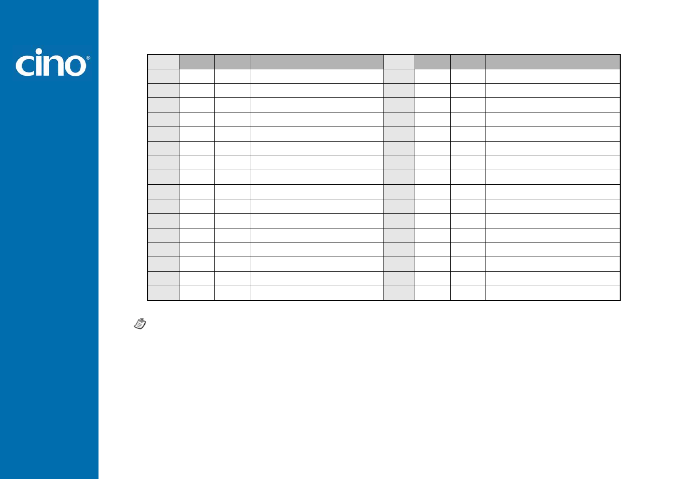 Refer ence man ual, Wir eless fuzzyscan, Keyboard function code table | Cino L780BT HC User Manual | Page 77 / 87