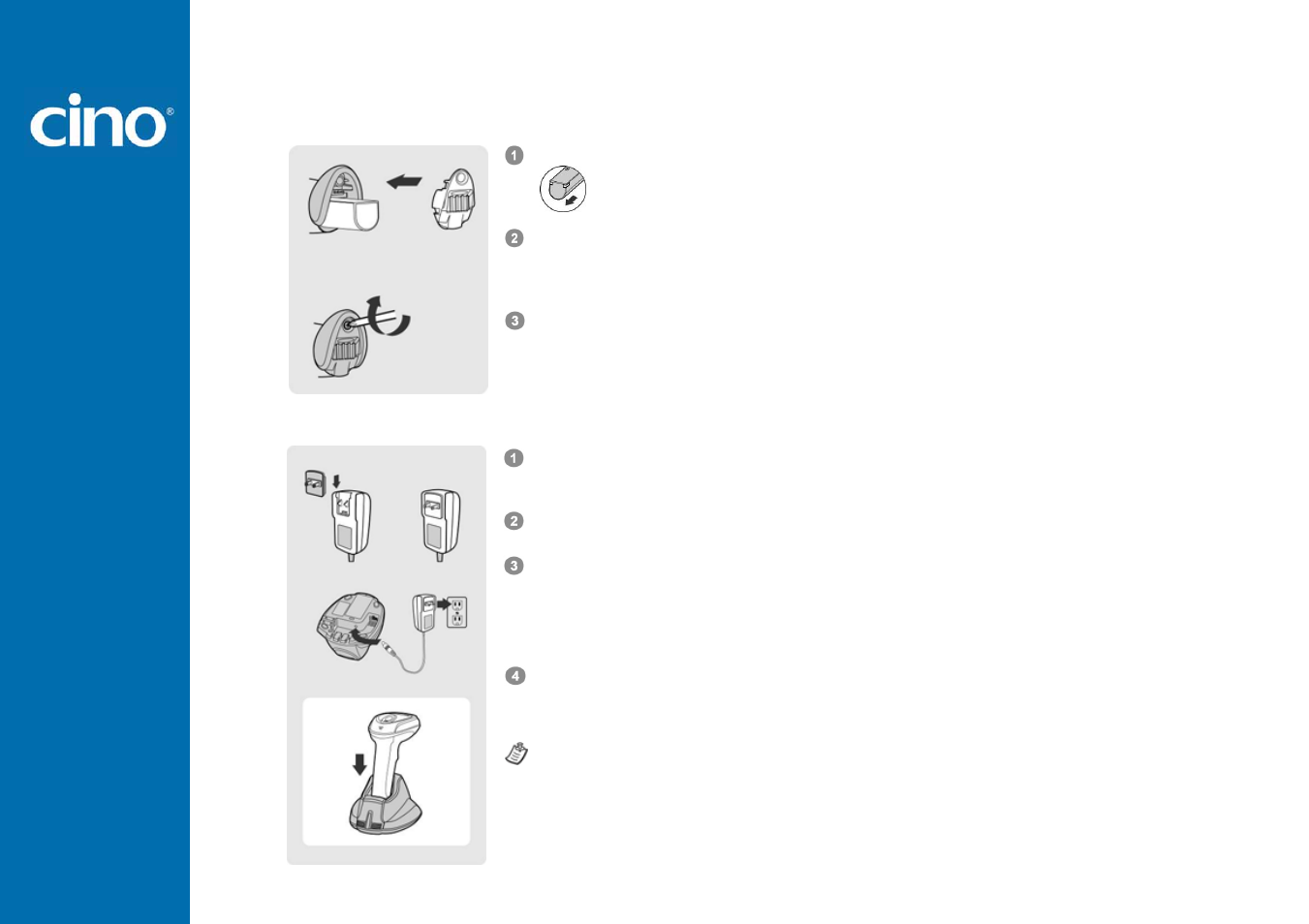 Refer ence man ual, Wir eless fuzzyscan | Cino L780BT HC User Manual | Page 9 / 87