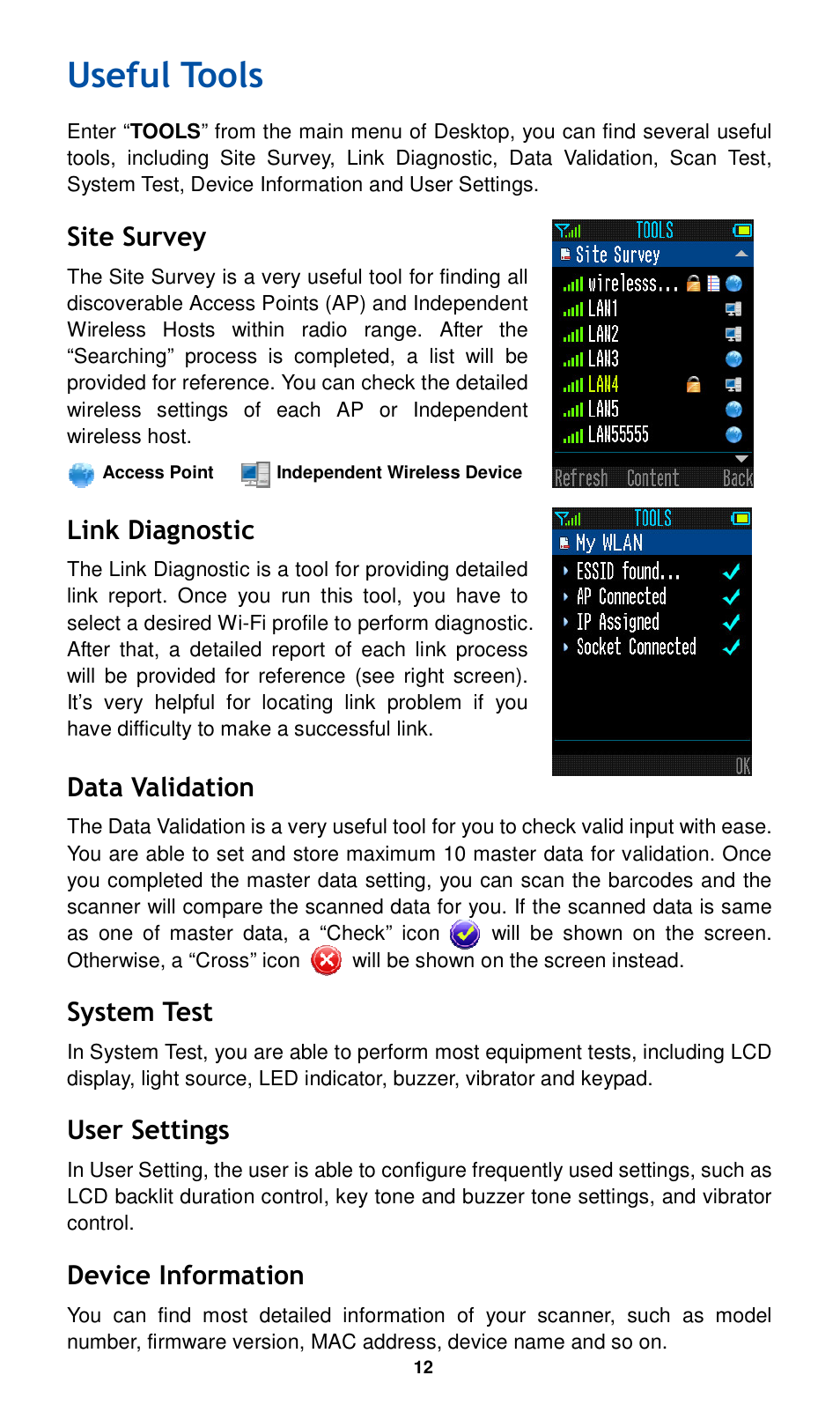 Useful tools | Cino L780WD User Manual | Page 13 / 16