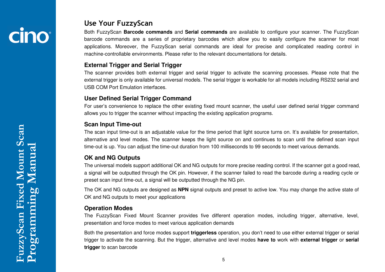 Cino FA470 User Manual | Page 11 / 92