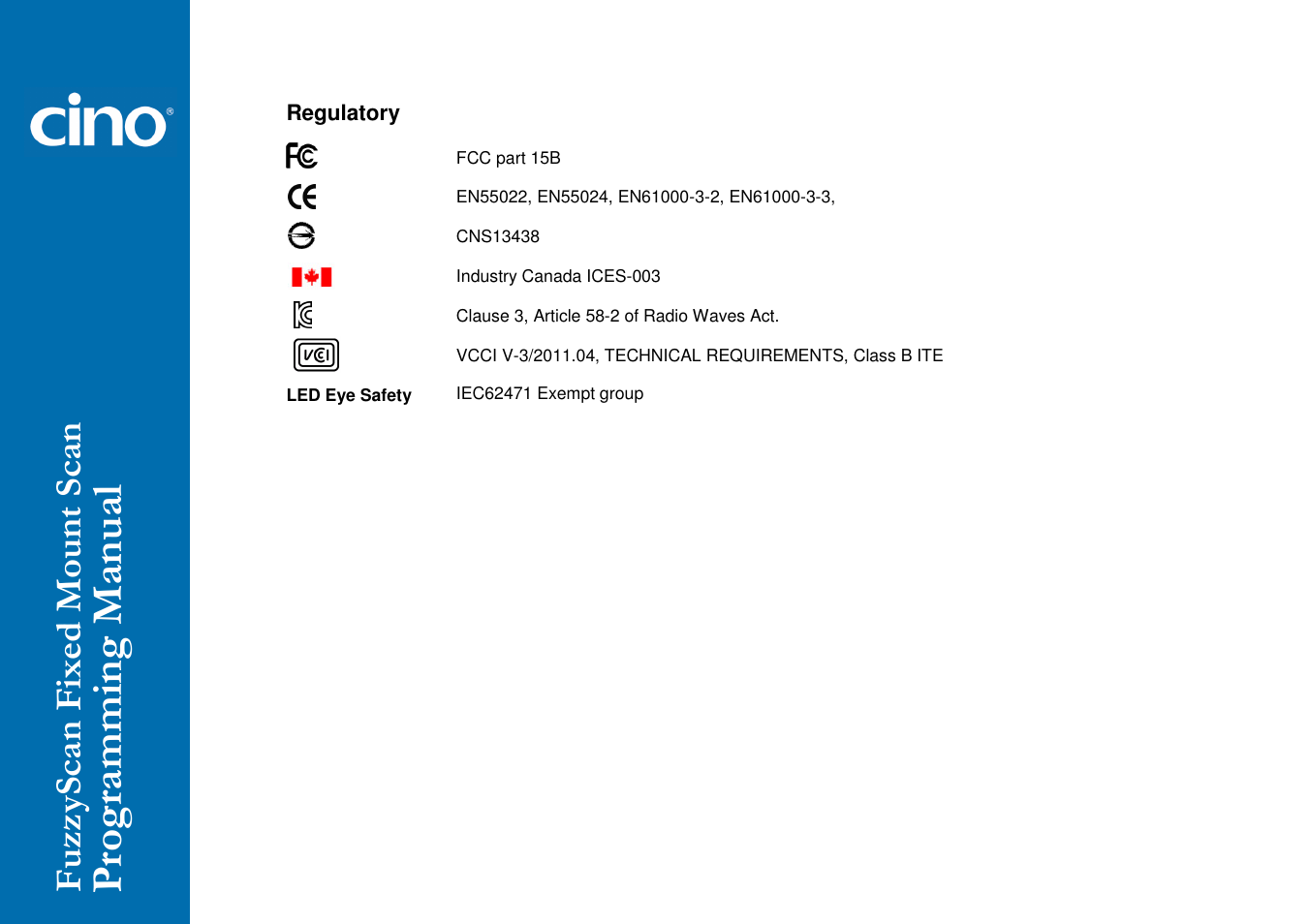 Cino FA470 User Manual | Page 5 / 92