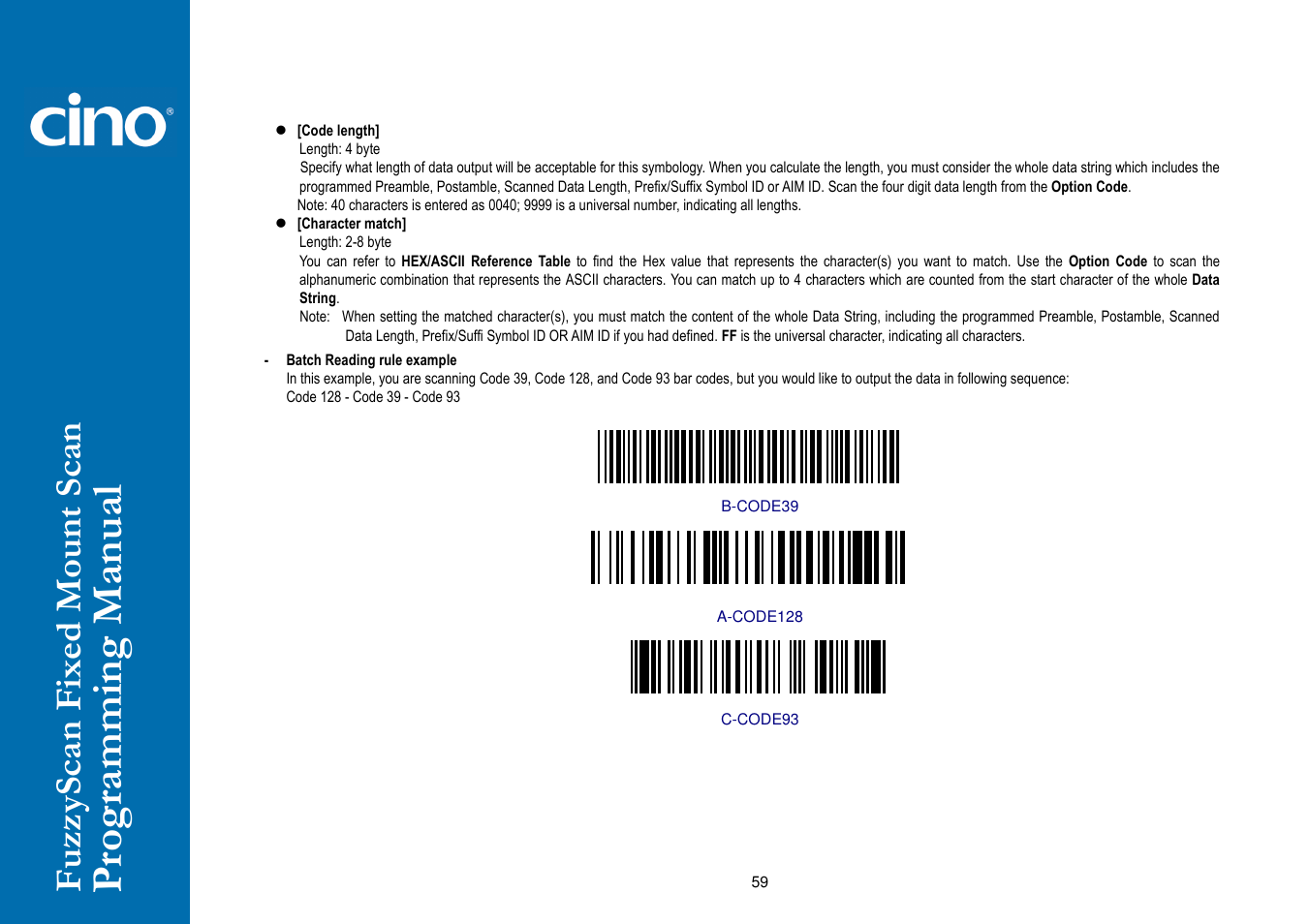 Cino FA470 User Manual | Page 65 / 92