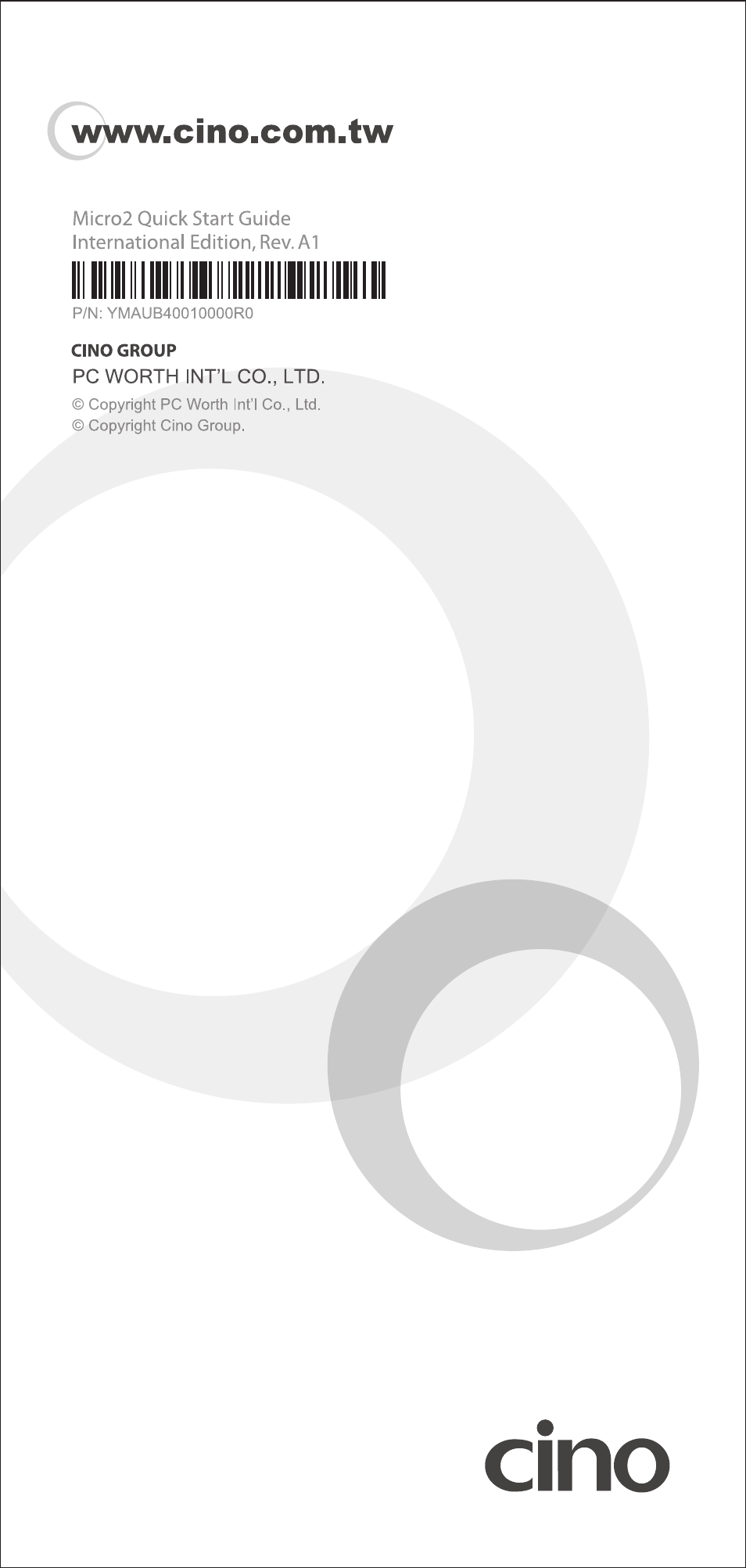 Cino M230B User Manual | Page 12 / 12