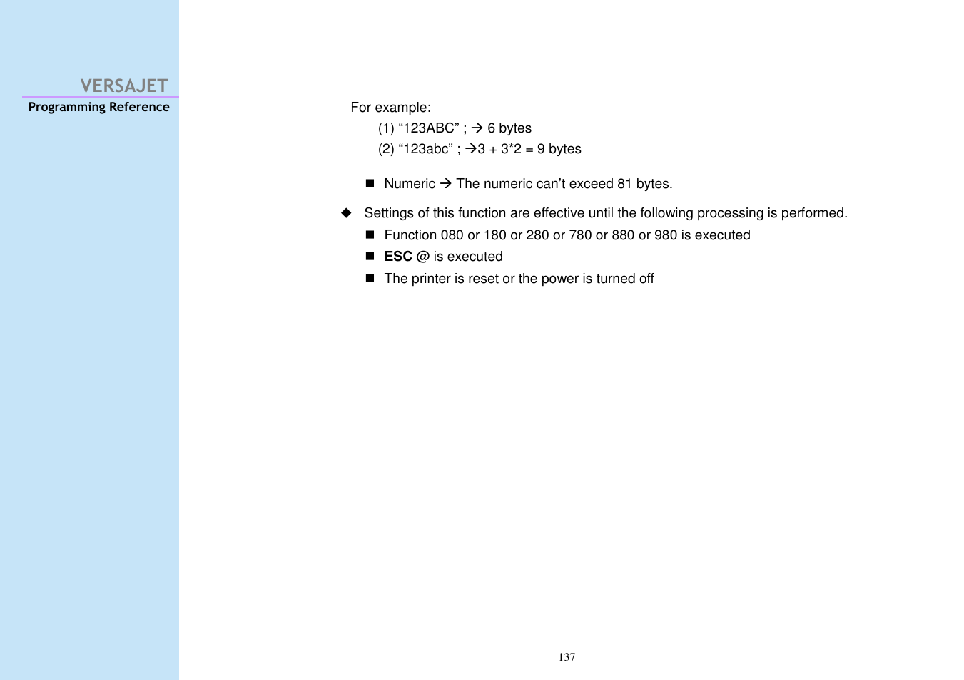 Versajet | Cino M230B User Manual | Page 146 / 245