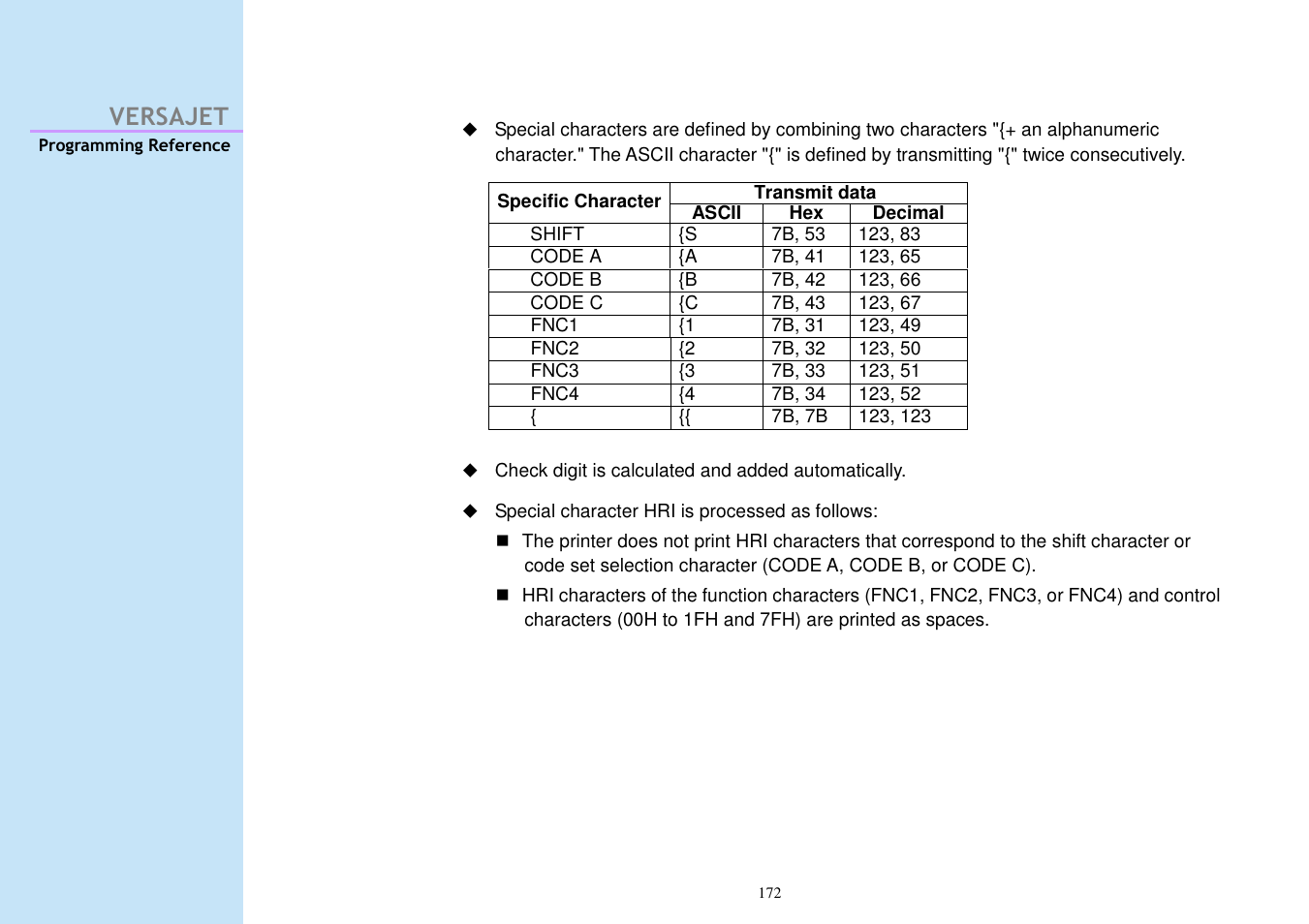 Versajet | Cino M230B User Manual | Page 181 / 245