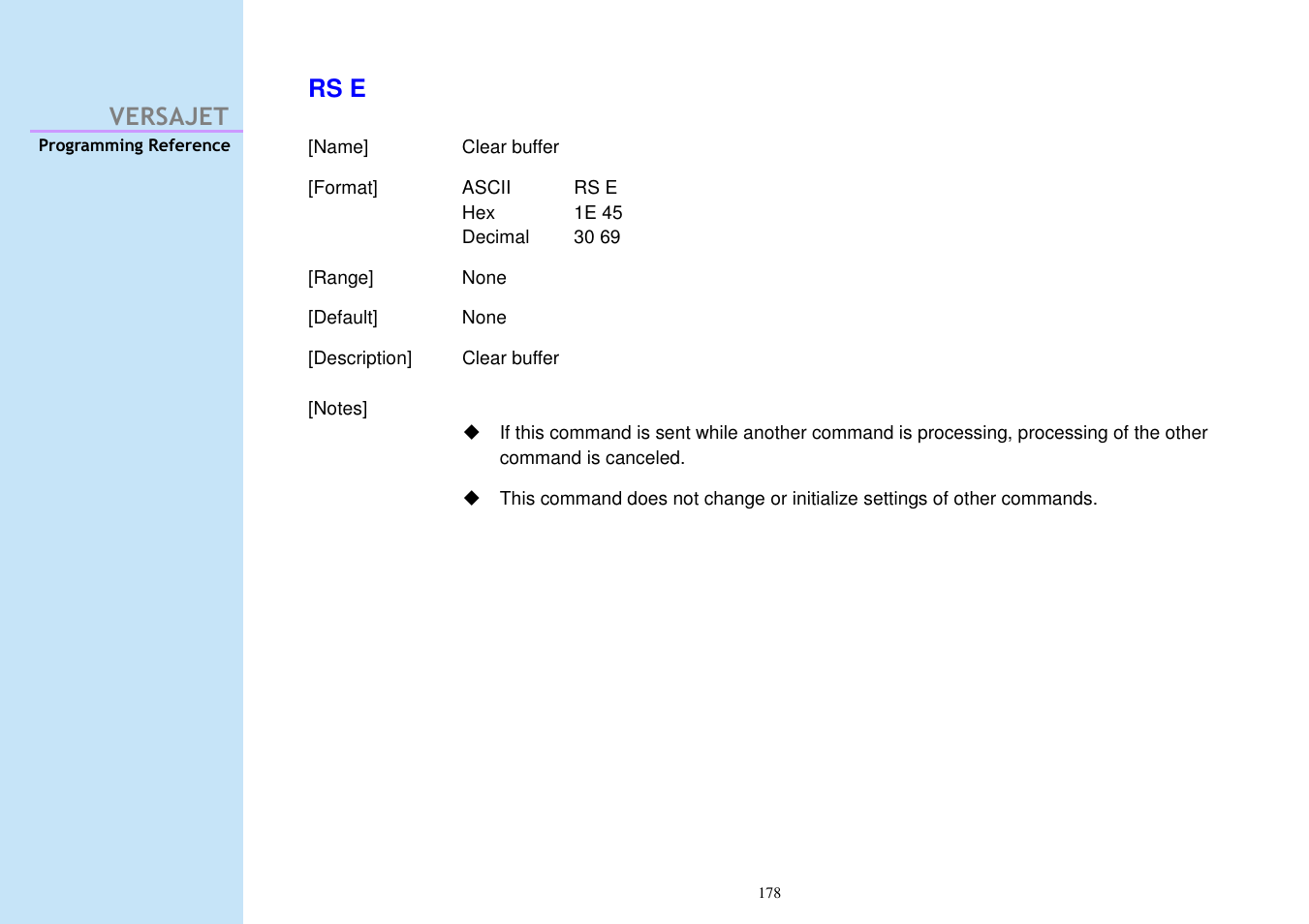 Versajet rs e | Cino M230B User Manual | Page 187 / 245