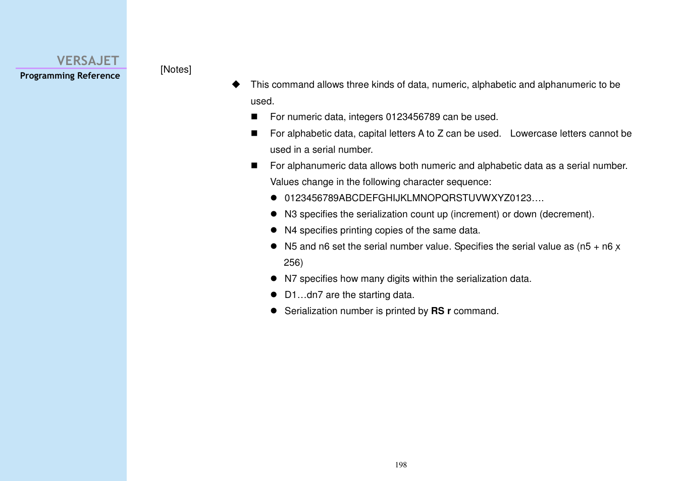 Versajet | Cino M230B User Manual | Page 207 / 245