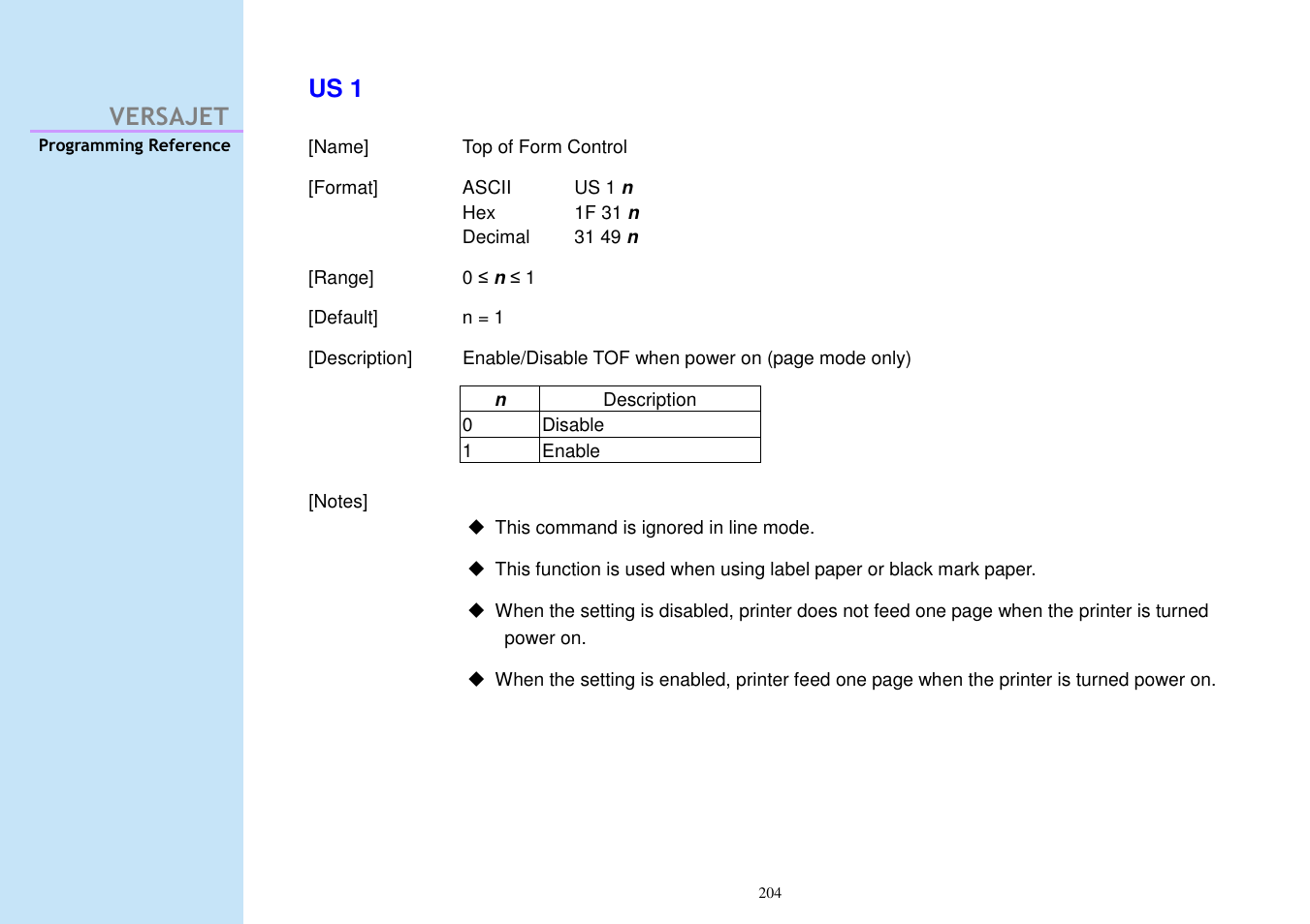 Versajet us 1 | Cino M230B User Manual | Page 213 / 245