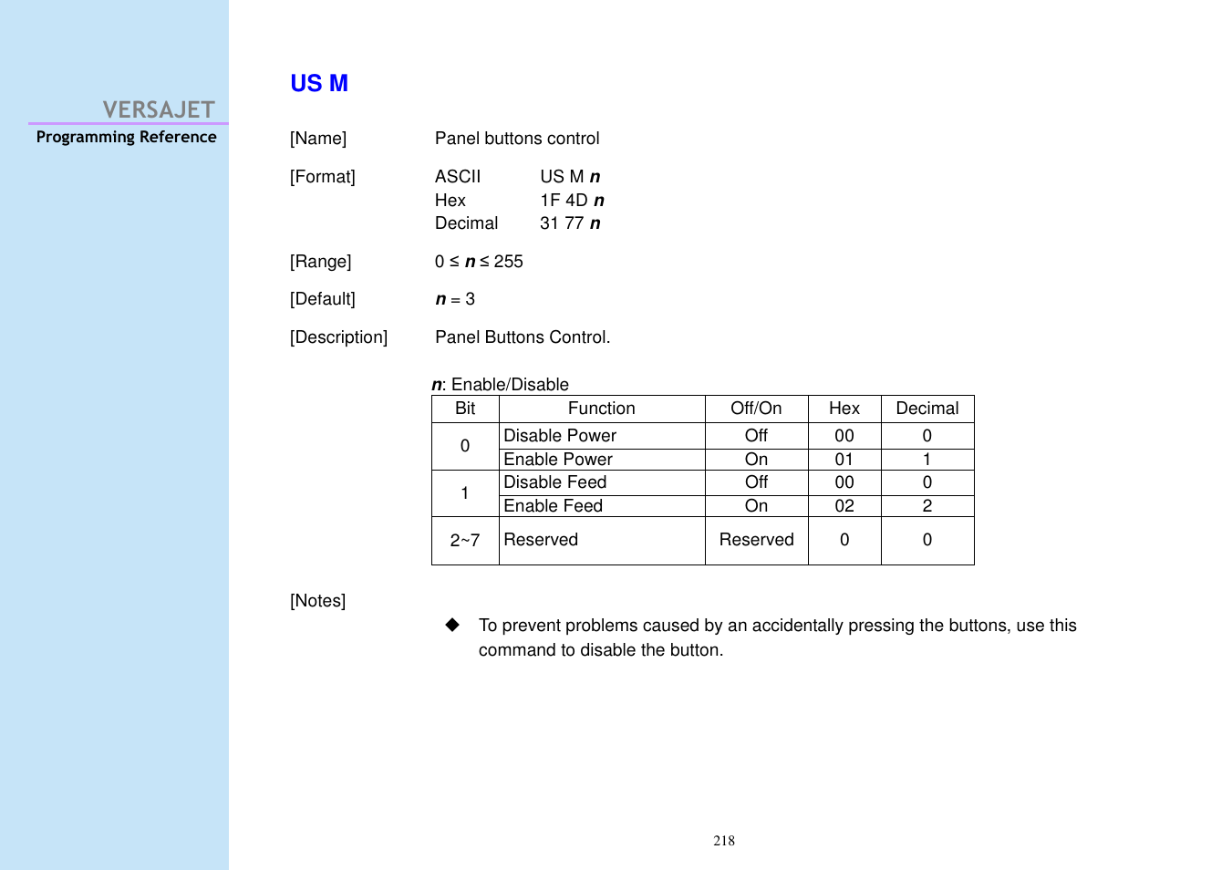 Versajet us m | Cino M230B User Manual | Page 227 / 245