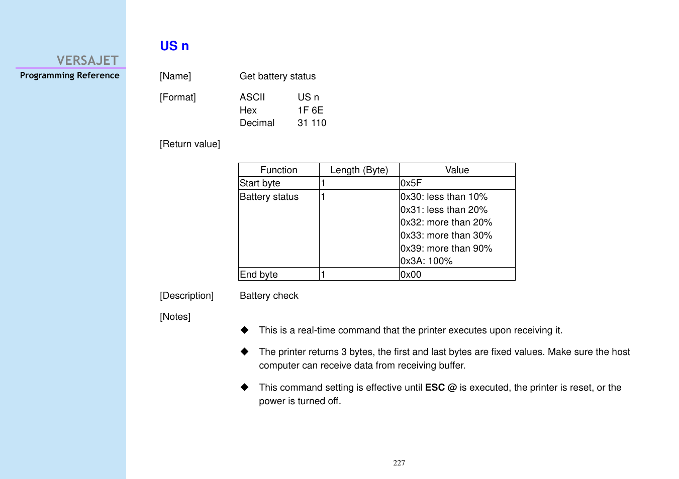 Versajet us n | Cino M230B User Manual | Page 236 / 245