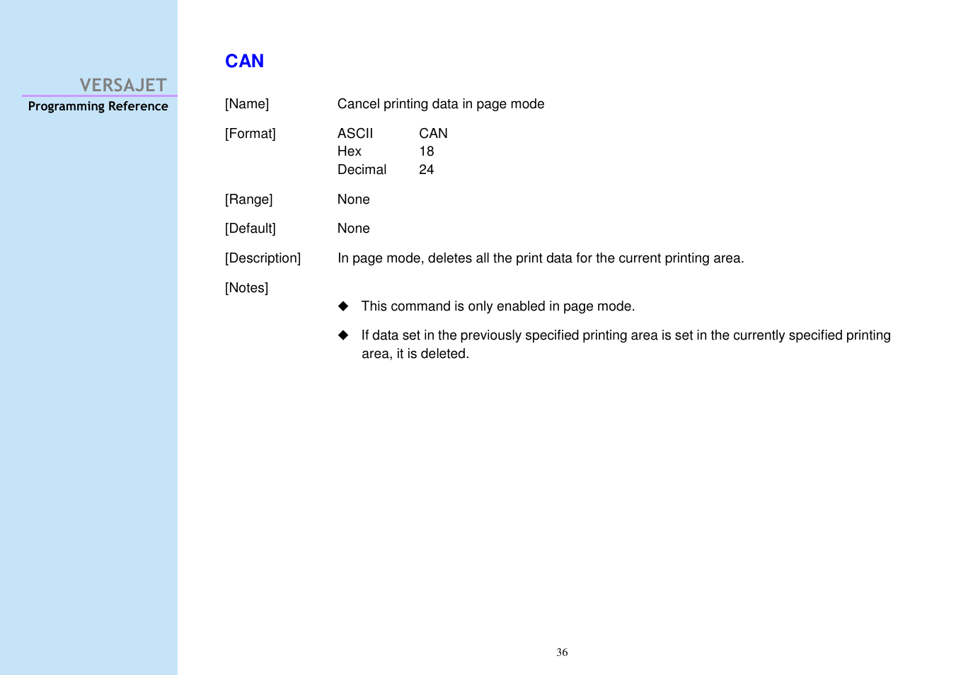 Versajet can | Cino M230B User Manual | Page 45 / 245