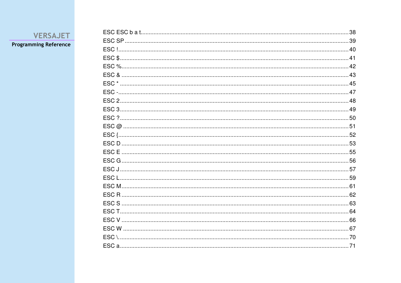 Versajet | Cino M230B User Manual | Page 5 / 245