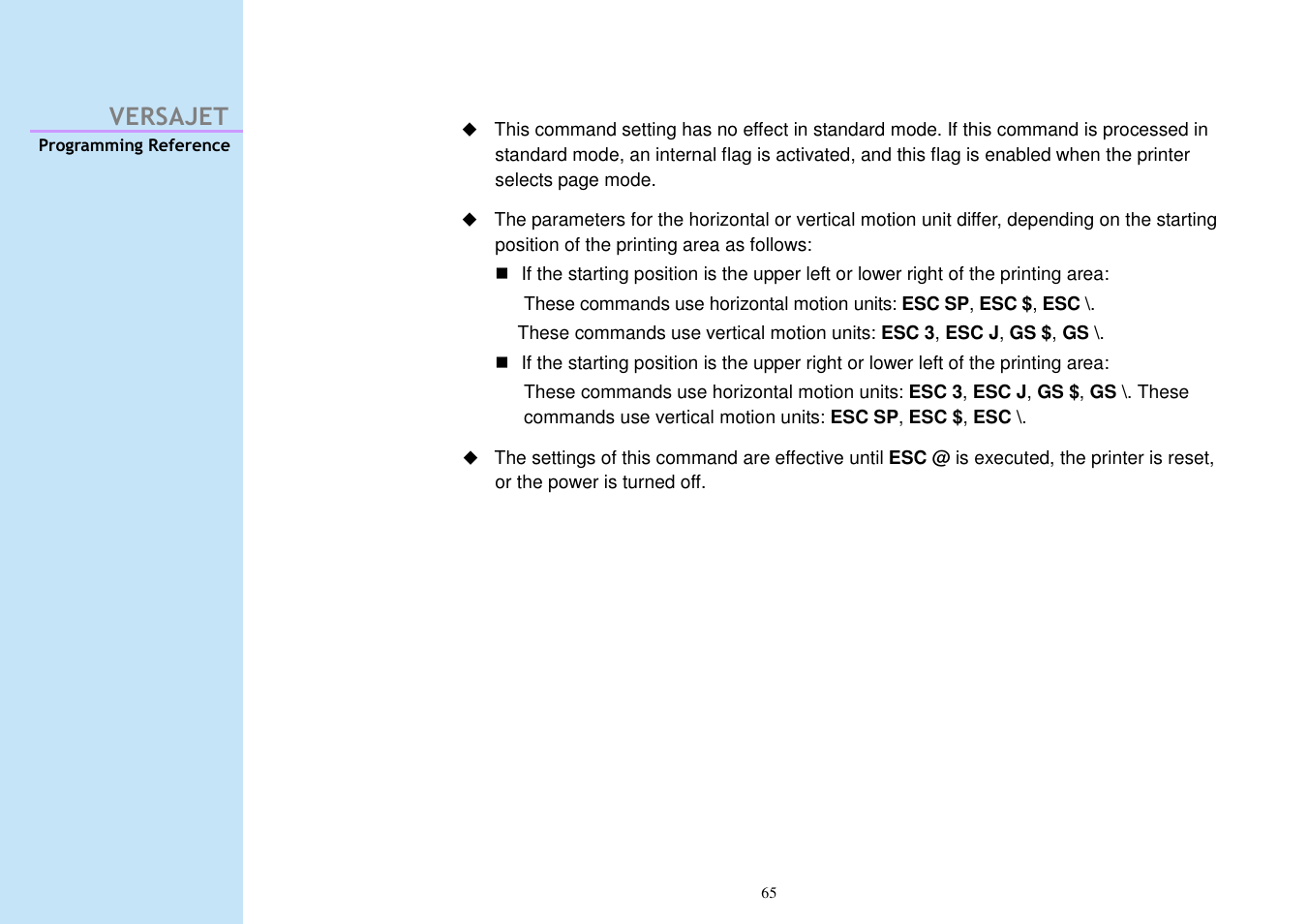 Versajet | Cino M230B User Manual | Page 74 / 245