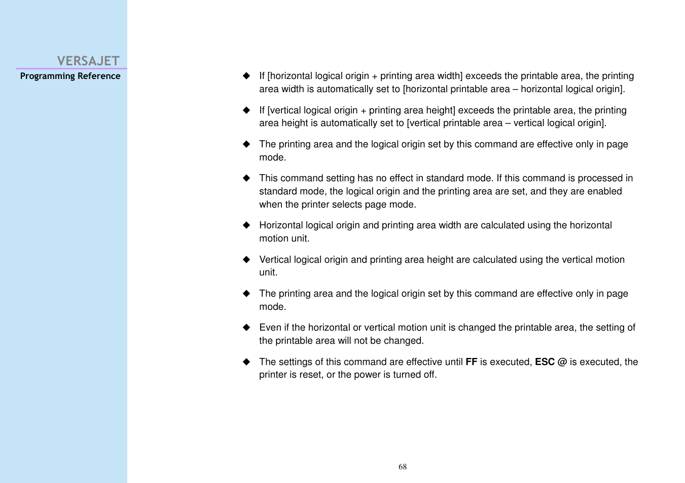 Versajet | Cino M230B User Manual | Page 77 / 245