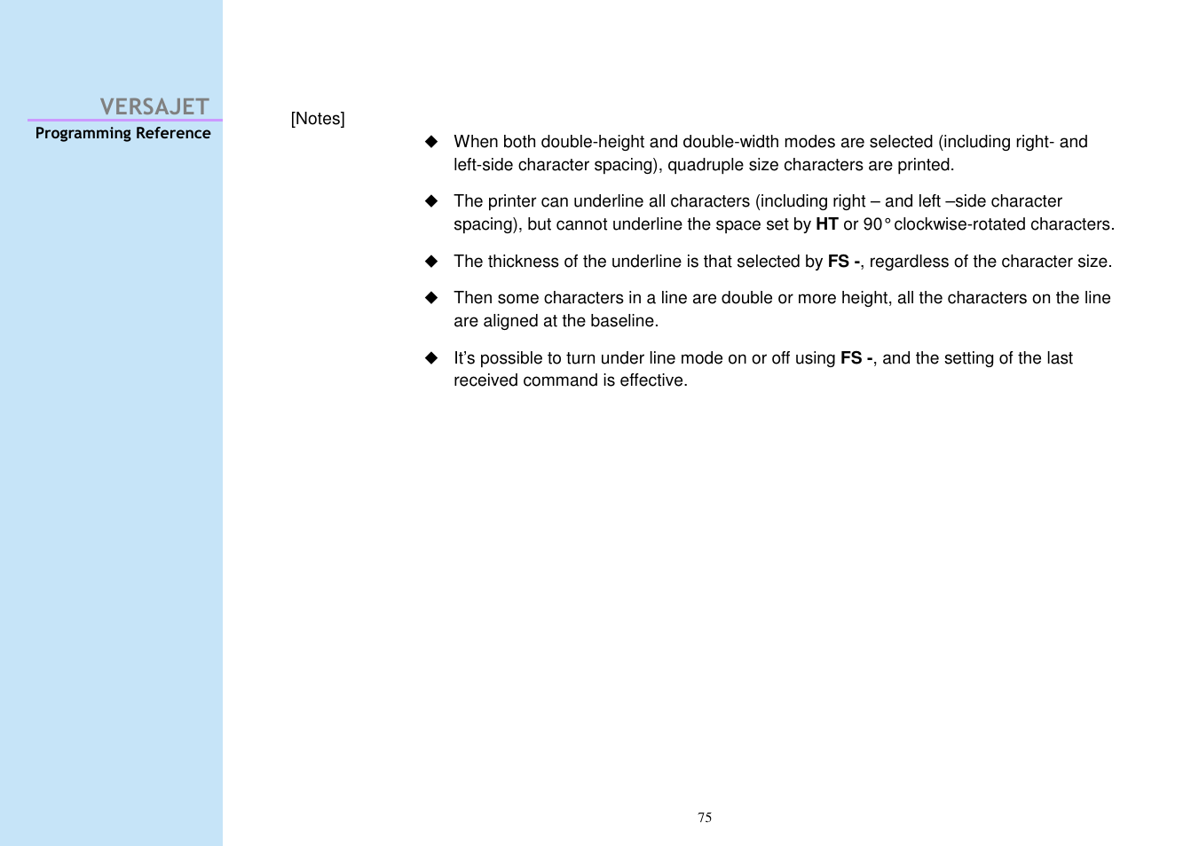 Versajet | Cino M230B User Manual | Page 84 / 245