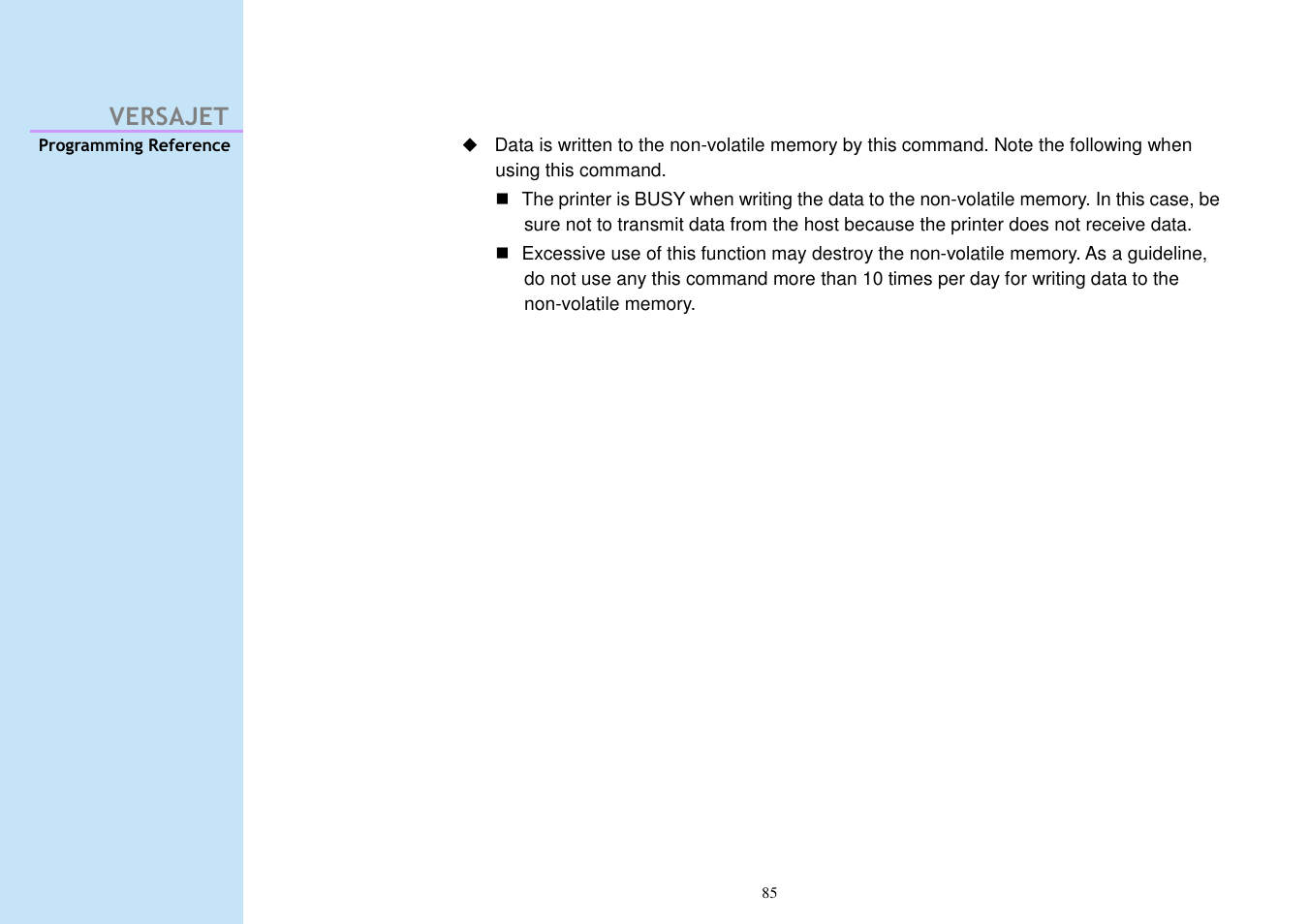 Versajet | Cino M230B User Manual | Page 94 / 245
