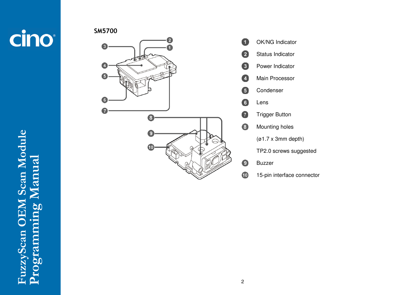Cino SM5700 User Manual | Page 7 / 92