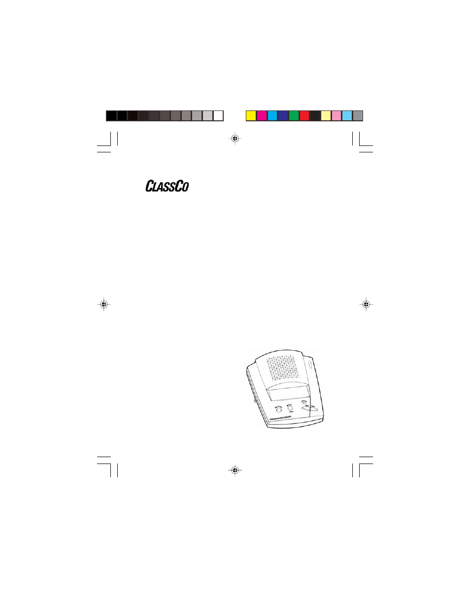 ClassCo VoiceAnnounce Caller ID 9900CW User Manual | 48 pages