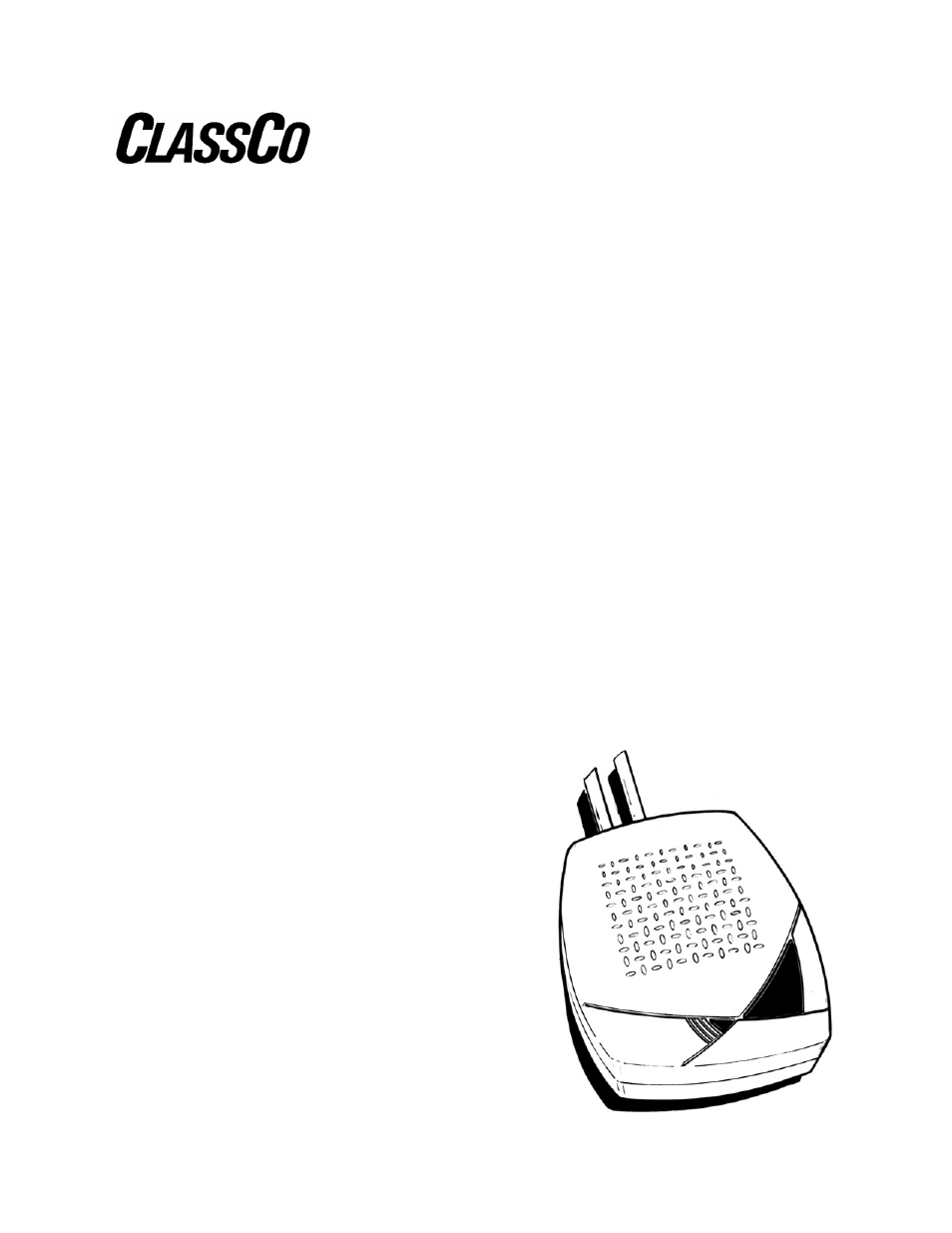 ClassCo VoiceAnnounce Caller ID 500 User Manual | 28 pages