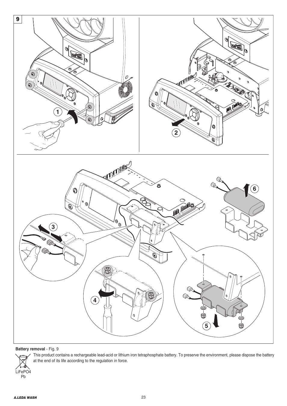 Clay Paky A.LEDA WASH K20 User Manual | Page 23 / 40