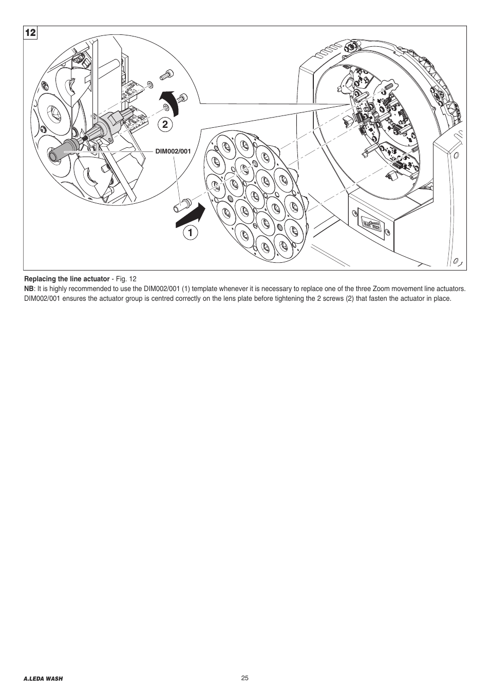 Clay Paky A.LEDA WASH K20 User Manual | Page 25 / 40