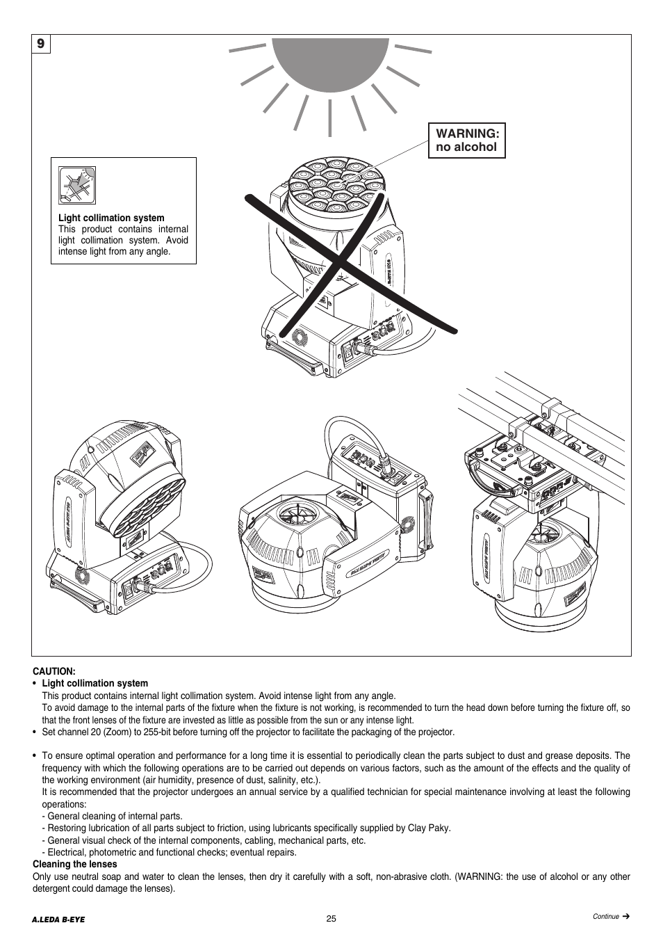 Clay Paky A.LEDA B-EYE K20 User Manual | Page 25 / 40