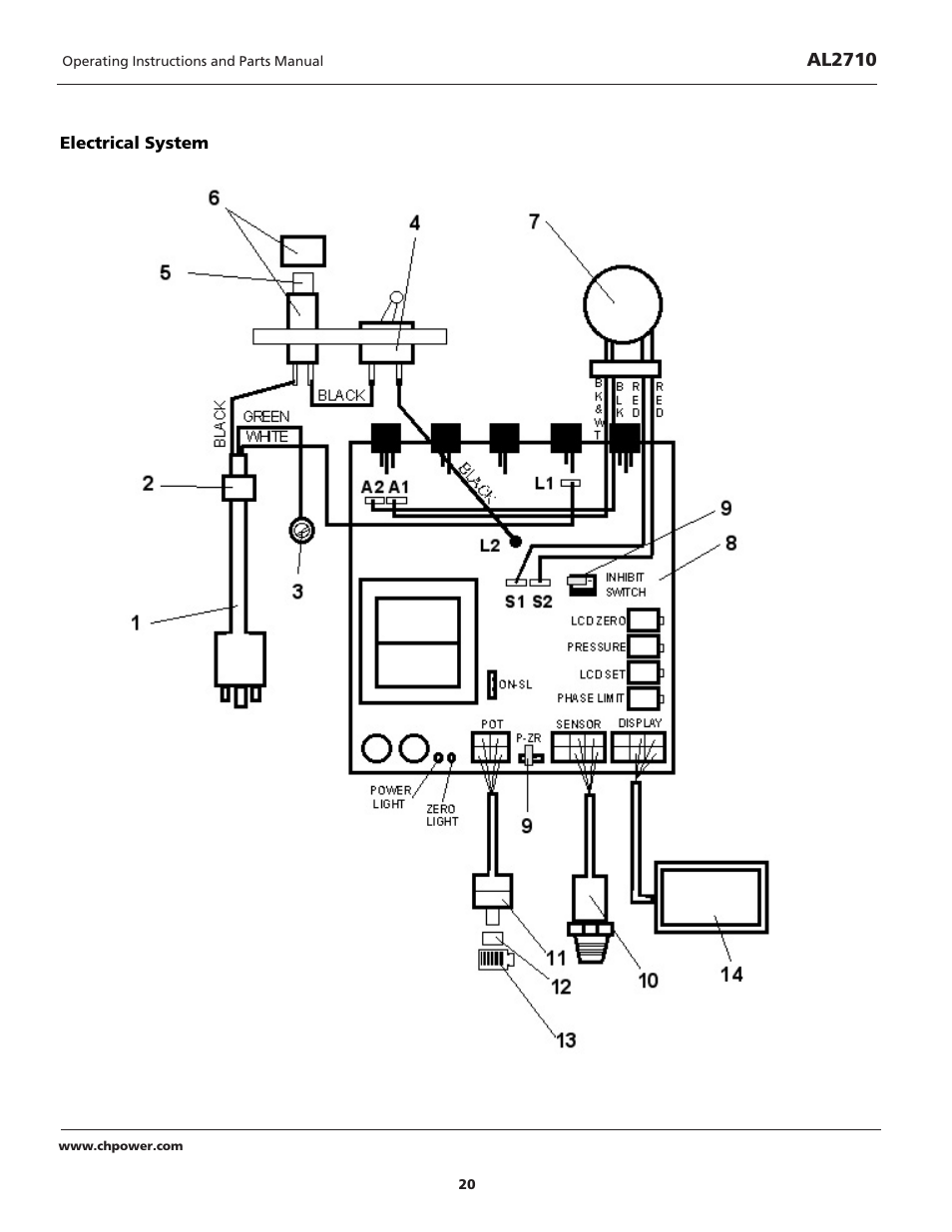 Campbell Hausfeld AL2710 User Manual | Page 20 / 28