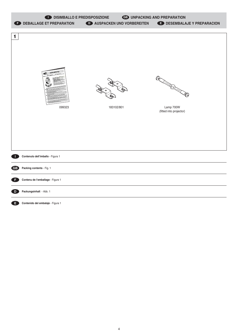Clay Paky ALPHA SPOT 700 User Manual | Page 4 / 48