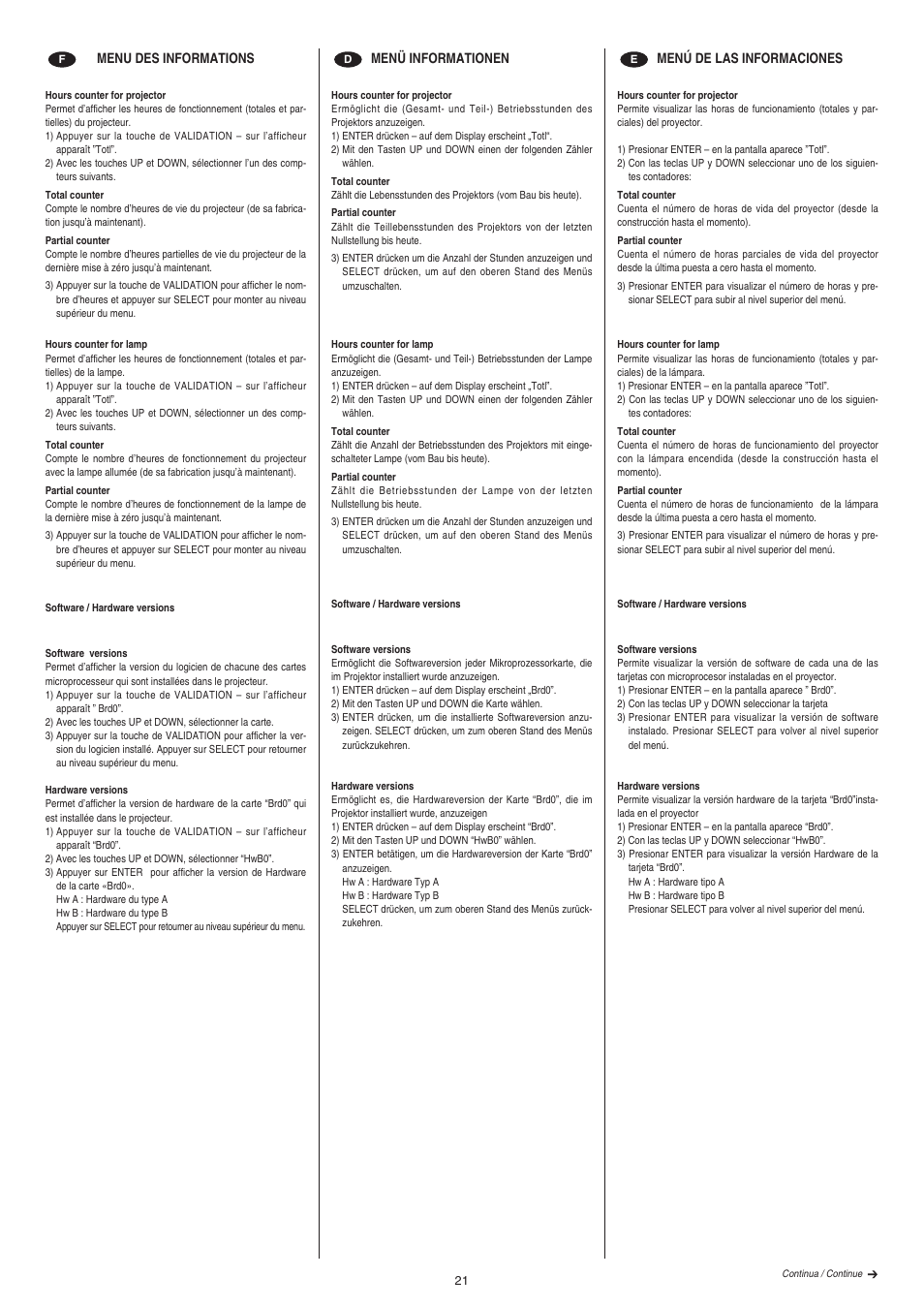 Clay Paky ALPHA WASH HALO 1000 User Manual | Page 21 / 36