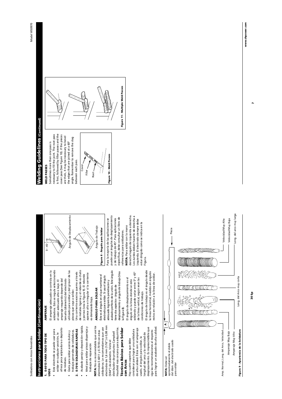 Welding guidelines | Campbell Hausfeld SHIELDEDMETAL ARCWELDER WS0970 User Manual | Page 7 / 18