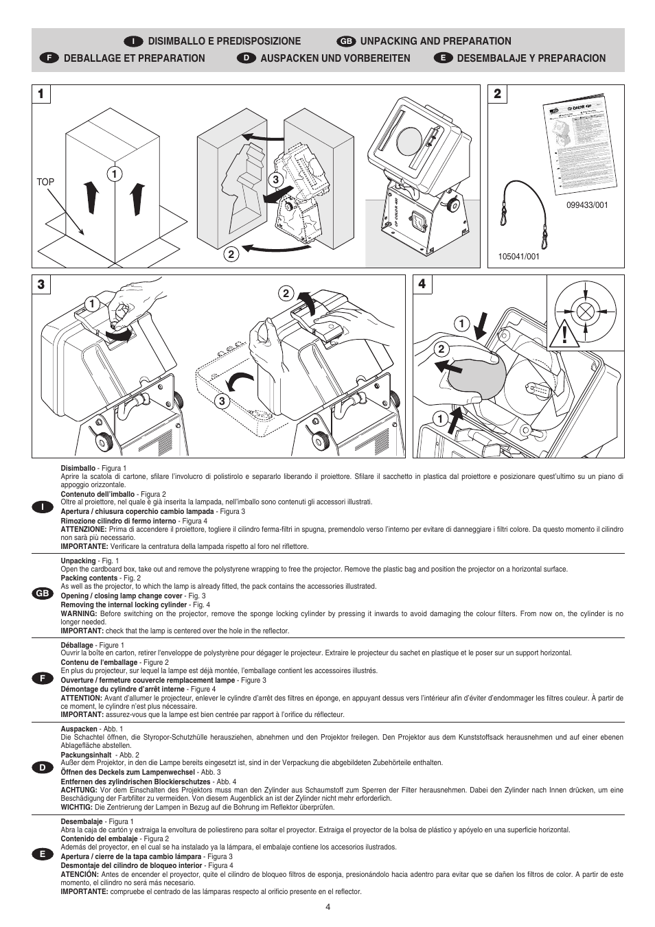 Clay Paky CP COLOR 400 User Manual | Page 4 / 19