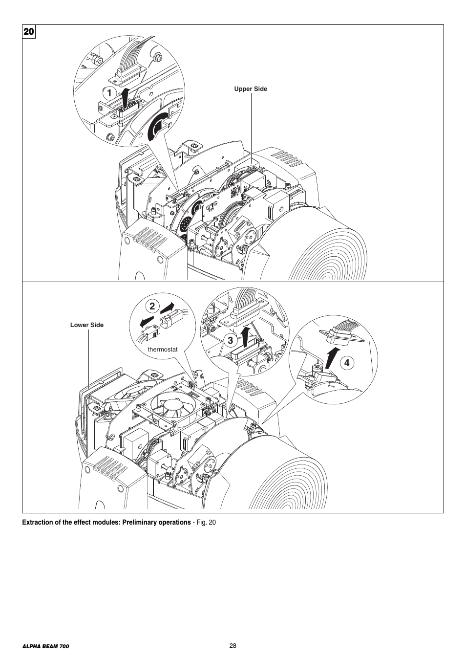 Clay Paky ALPHA BEAM 700 User Manual | Page 28 / 38