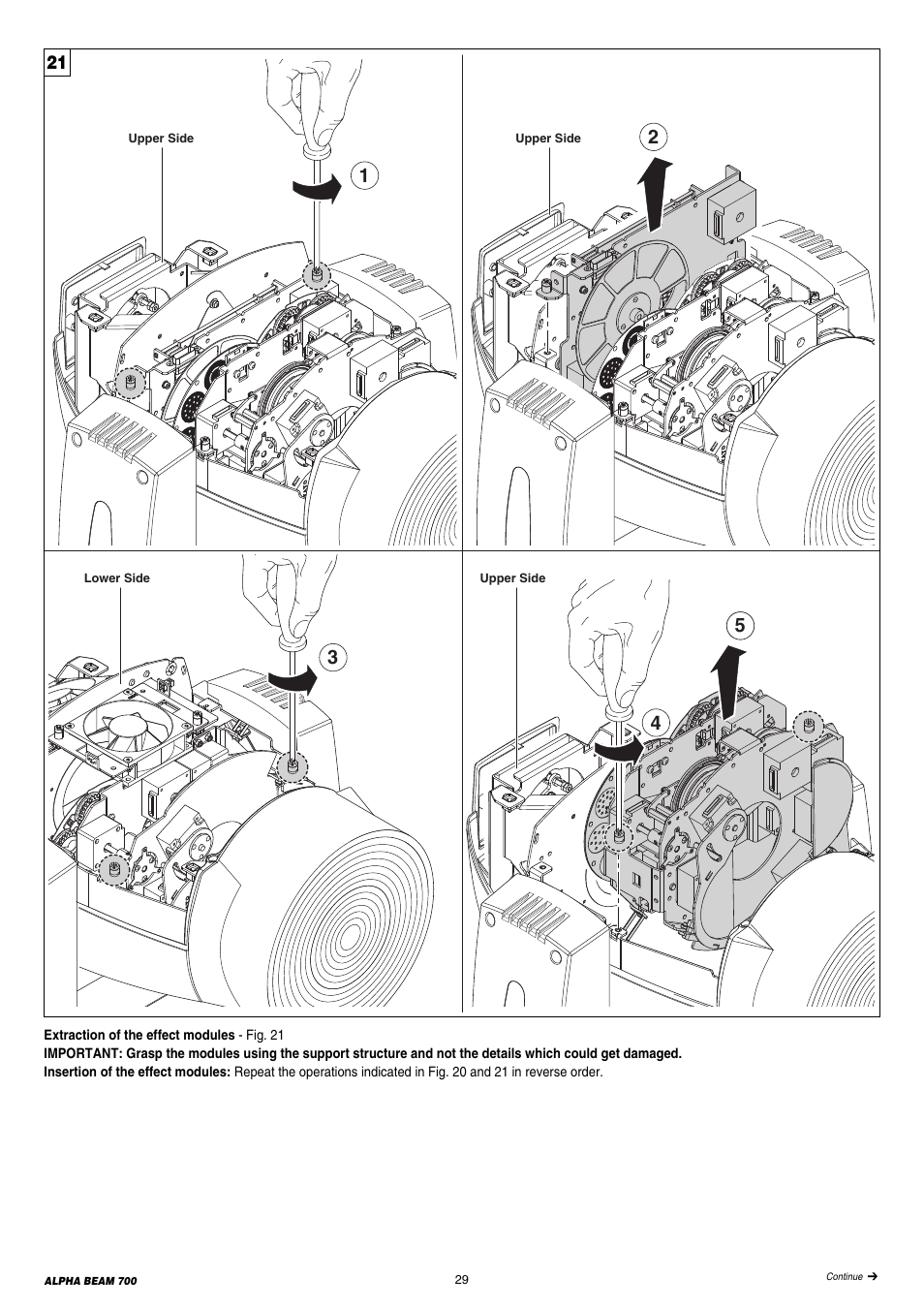 Clay Paky ALPHA BEAM 700 User Manual | Page 29 / 38