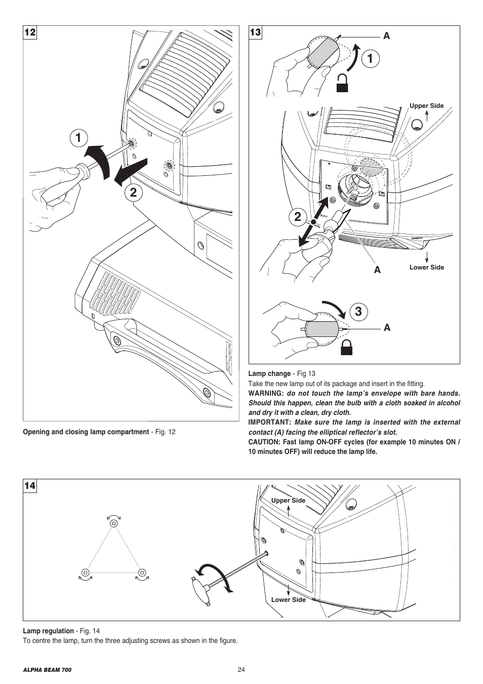 Clay Paky ALPHA BEAM 700 User Manual | Page 24 / 40