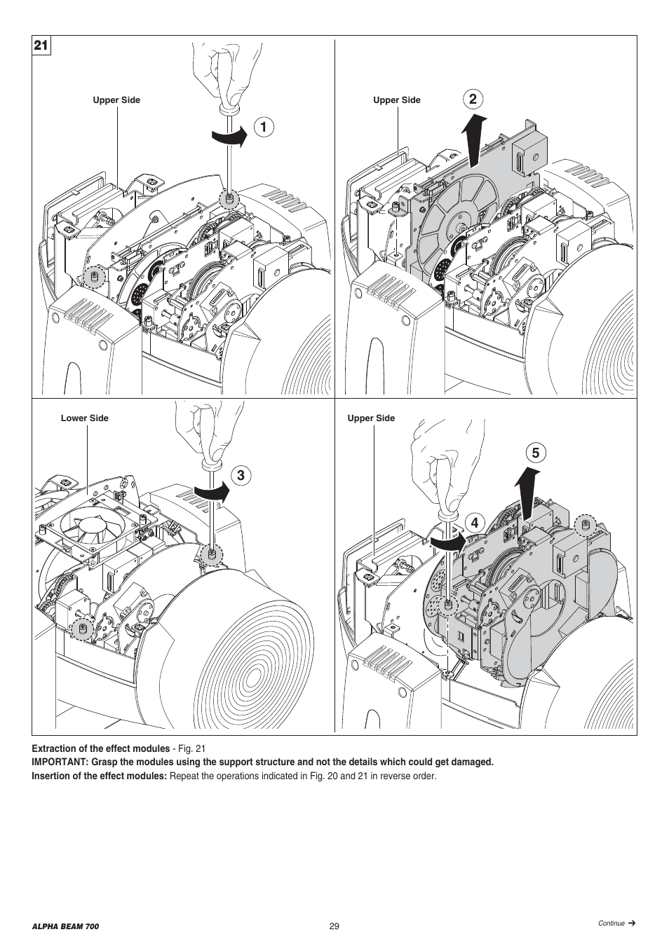 Clay Paky ALPHA BEAM 700 User Manual | Page 29 / 40