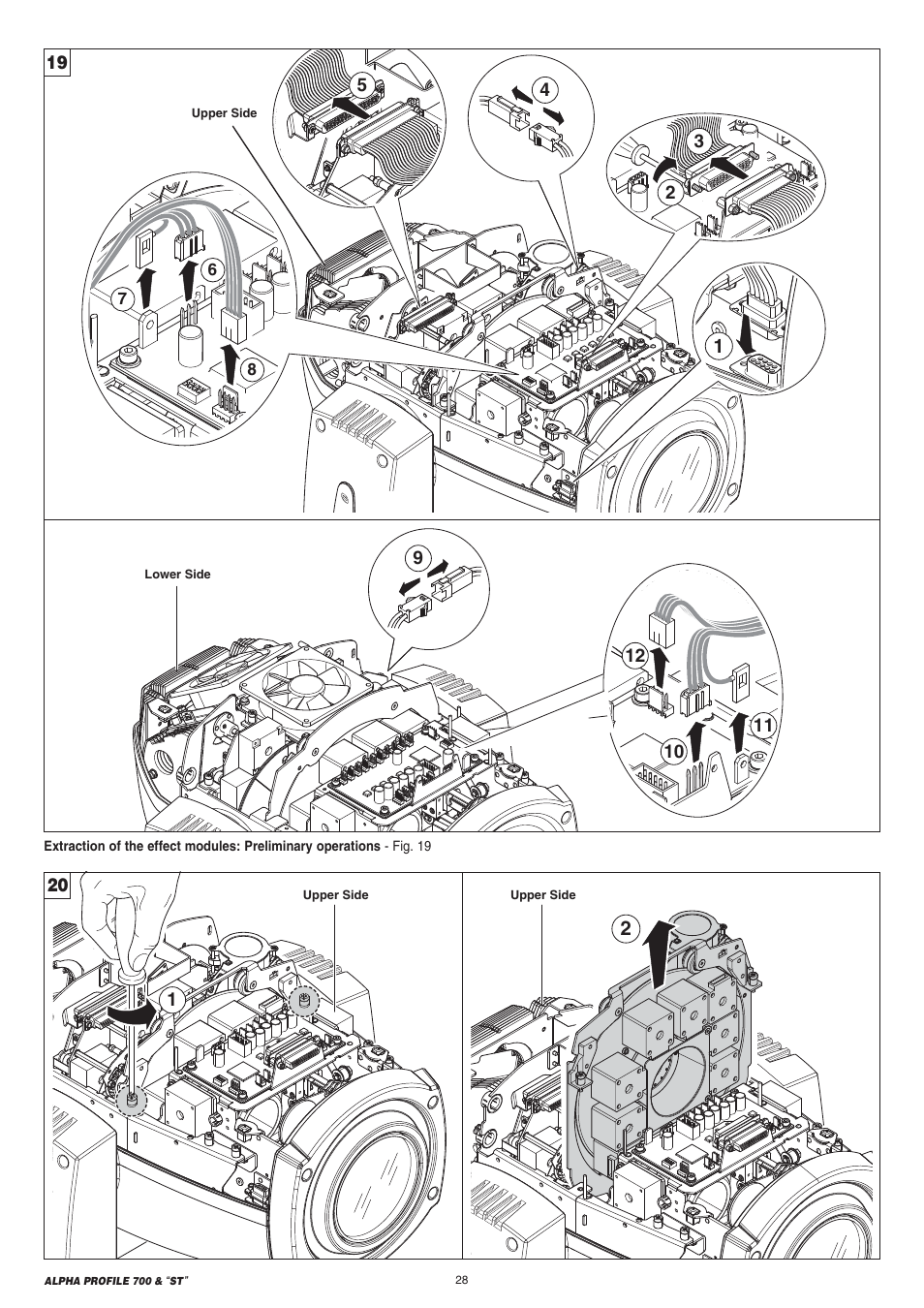 Clay Paky ALPHA PROFILE 700 “ST” User Manual | Page 28 / 40