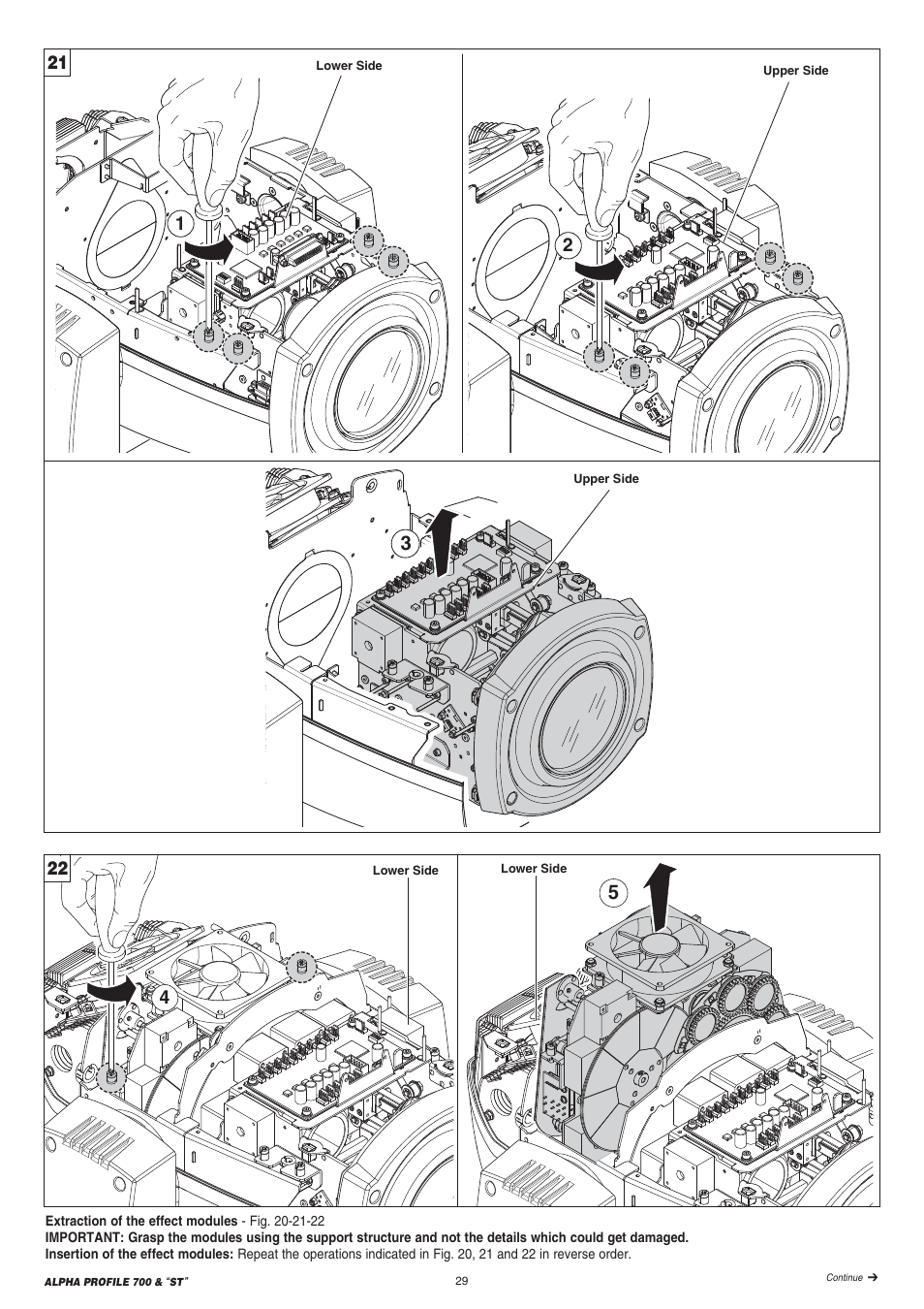 Clay Paky ALPHA PROFILE 700 “ST” User Manual | Page 29 / 40