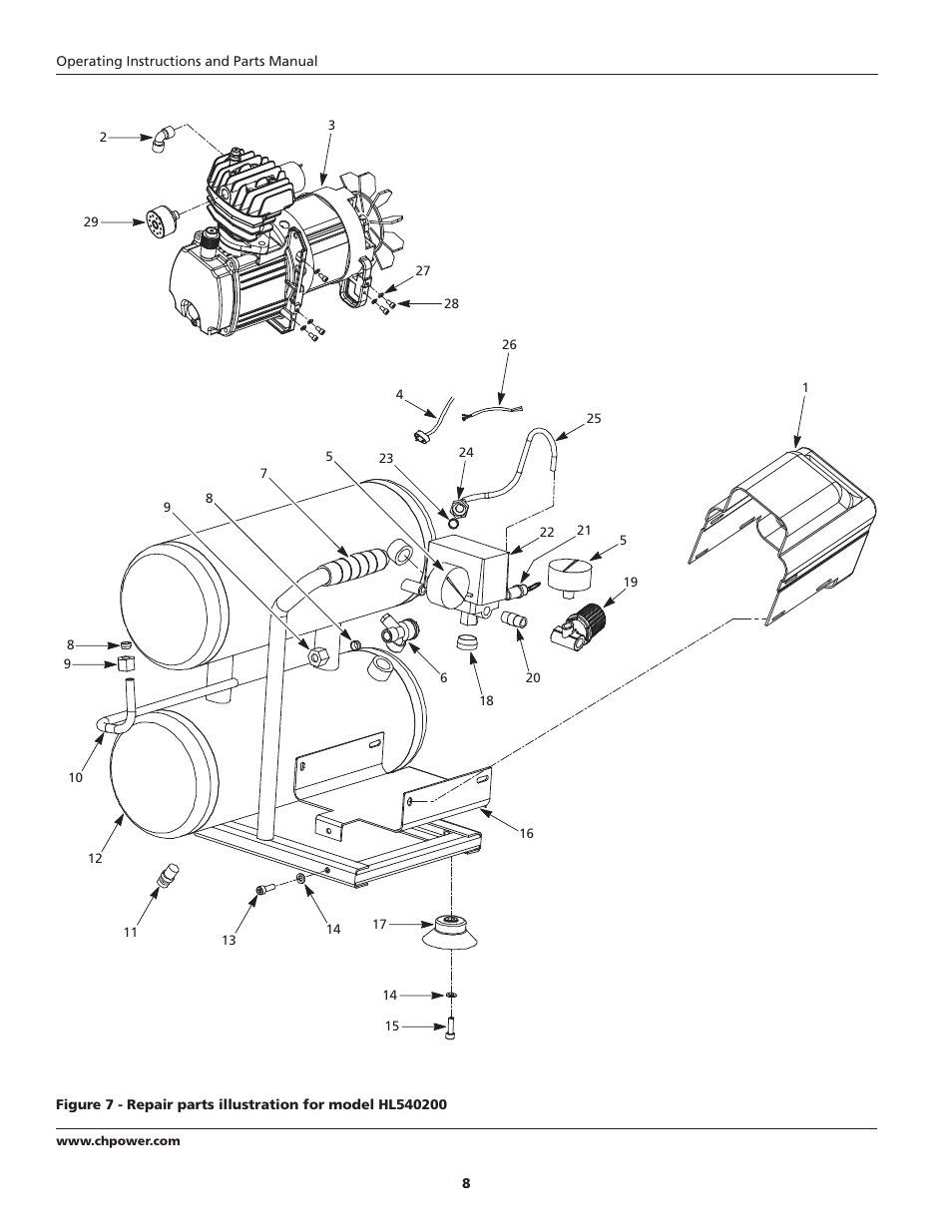 Campbell Hausfeld HL540200 User Manual | Page 8 / 36