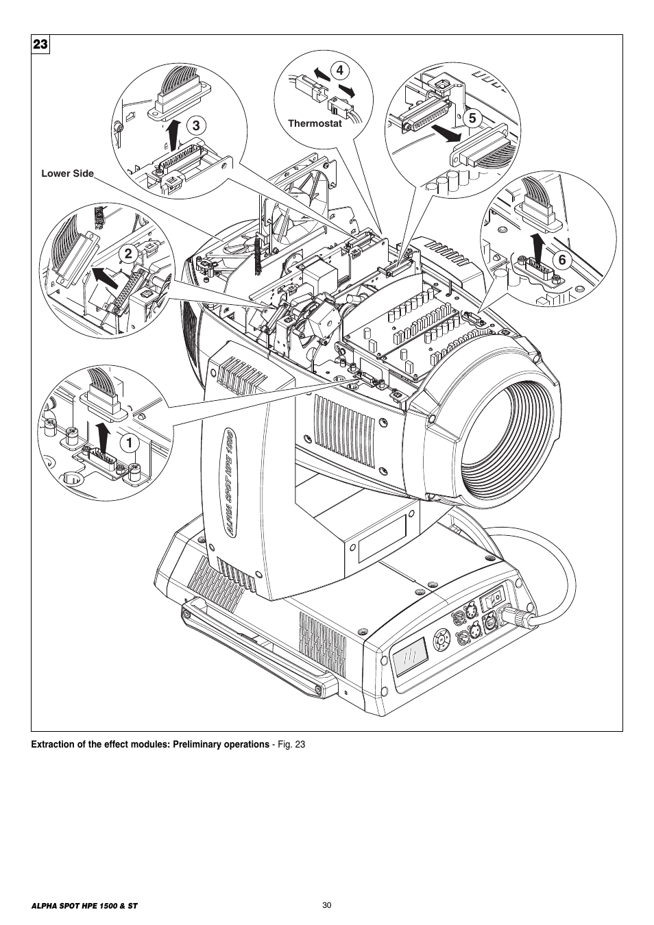 Clay Paky ALPHA SPOT HPE 1500 ST User Manual | Page 30 / 43