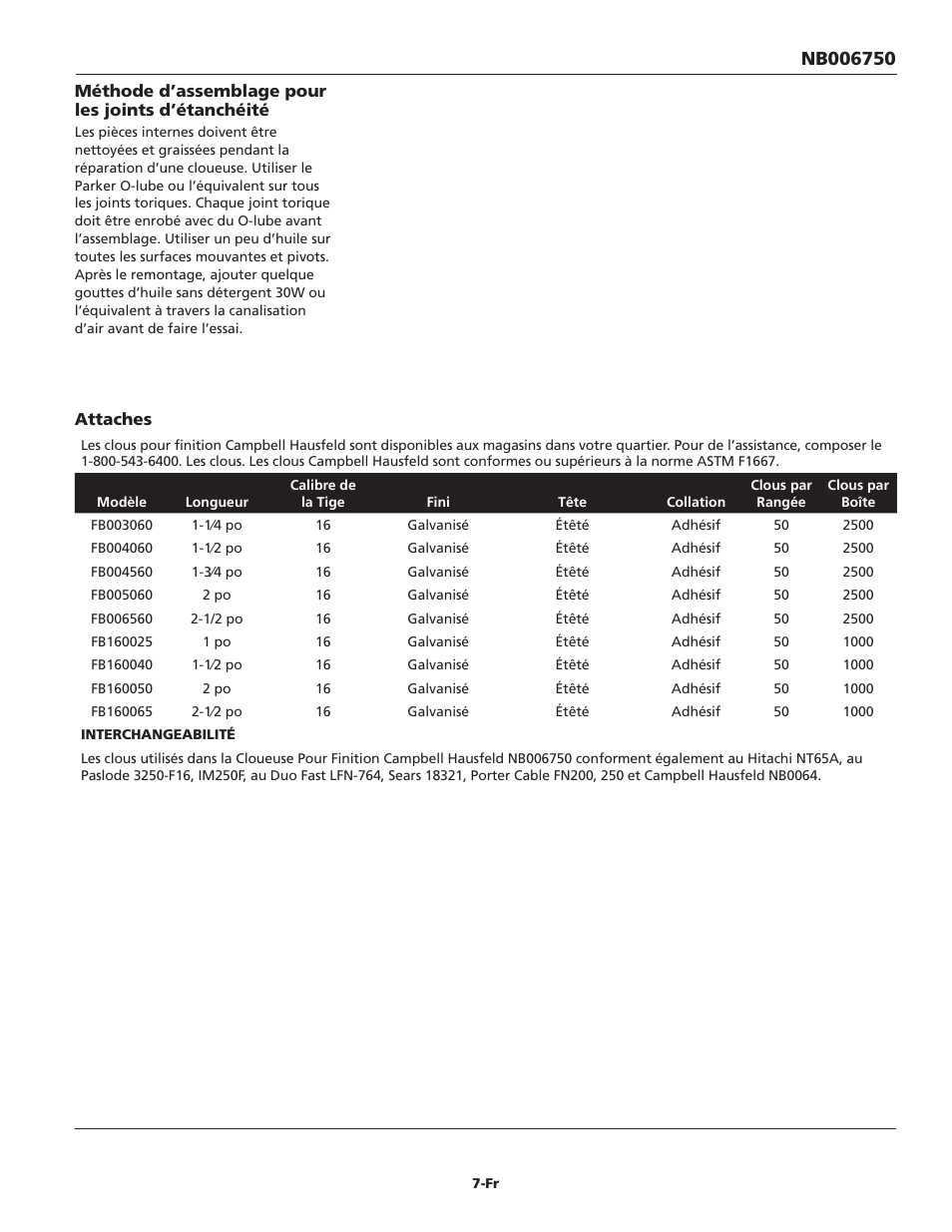 Campbell Hausfeld NB006750 User Manual | Page 17 / 32