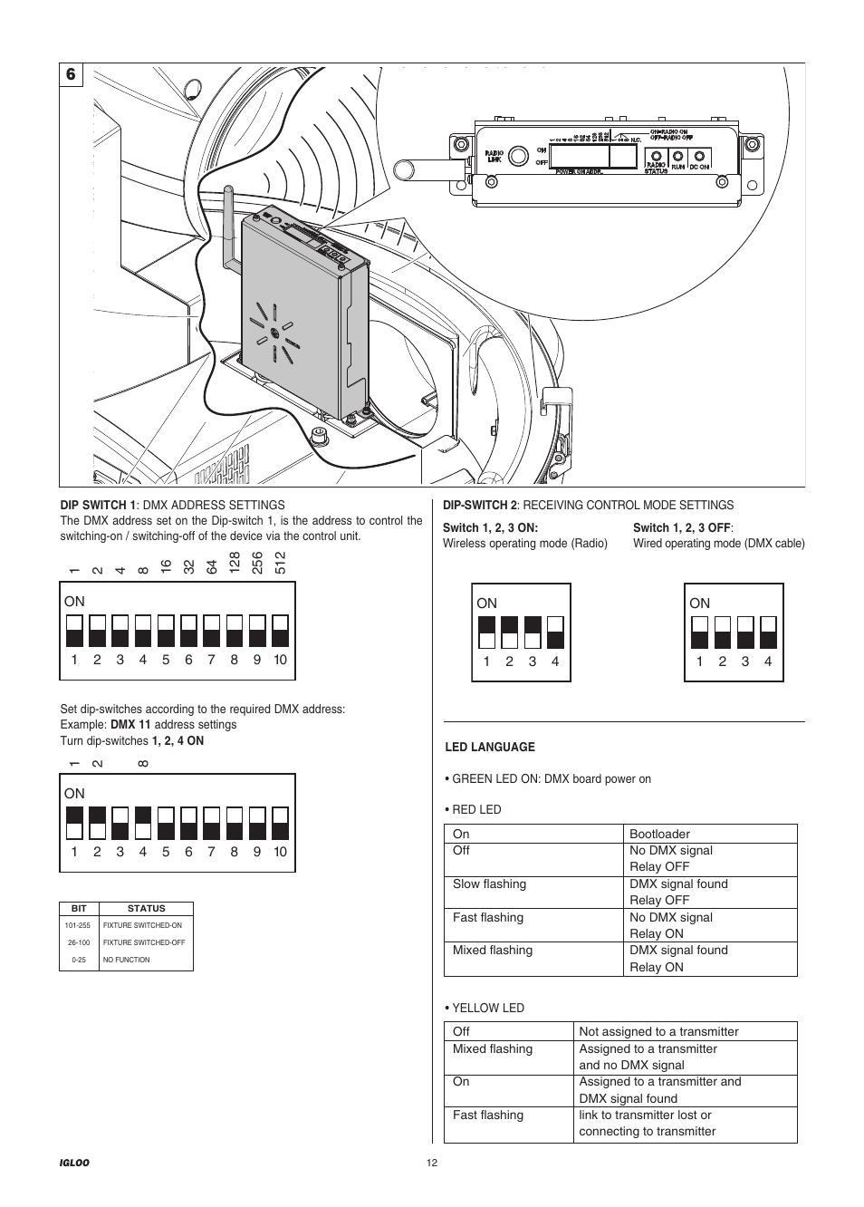 Clay Paky IGLOO EASY (C61198) User Manual | Page 12 / 20