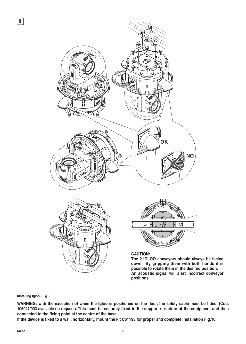 Ok no | Clay Paky IGLOO EASY (C61198) User Manual | Page 14 / 20