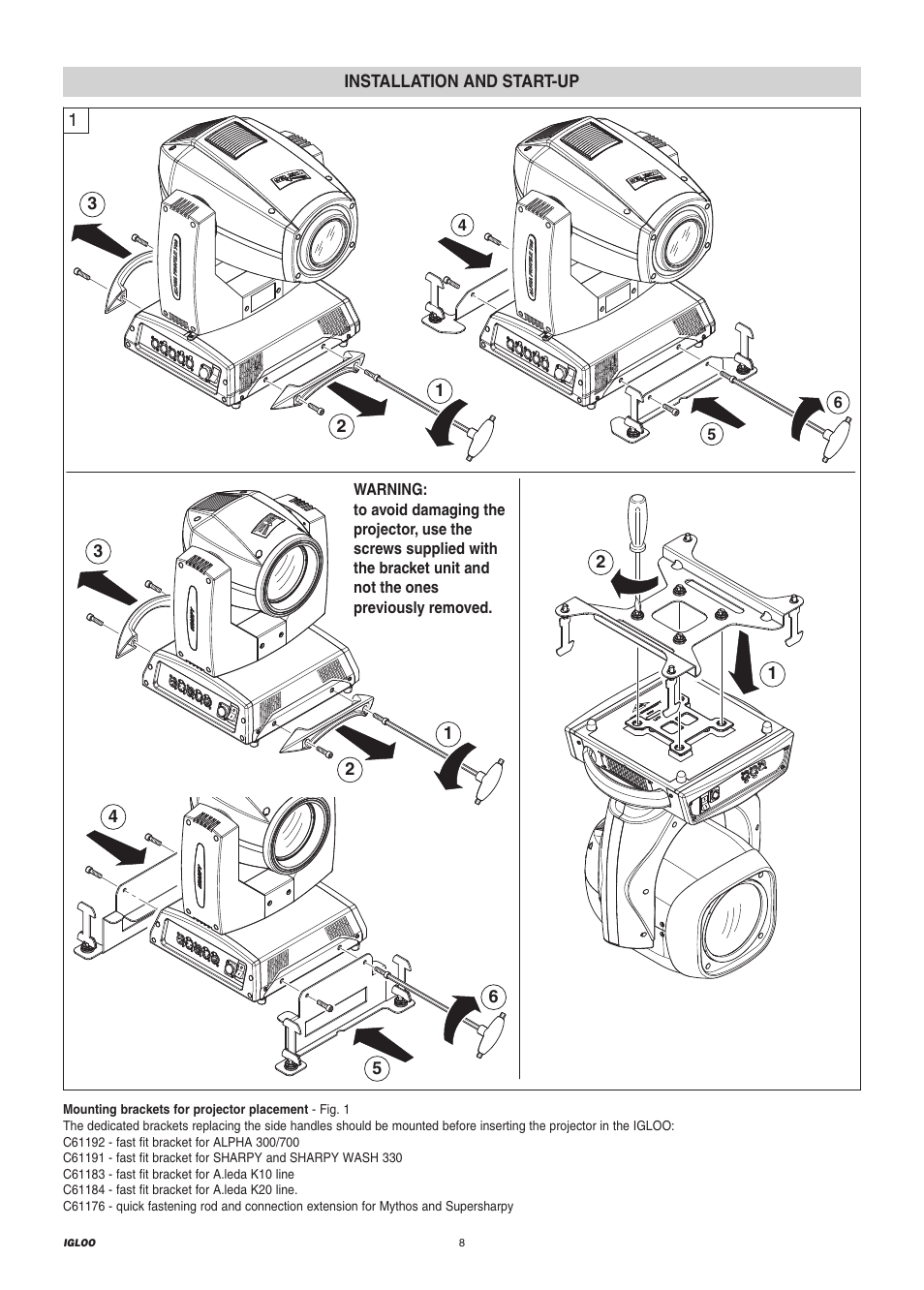 Clay Paky IGLOO EASY (C61198) User Manual | Page 8 / 20