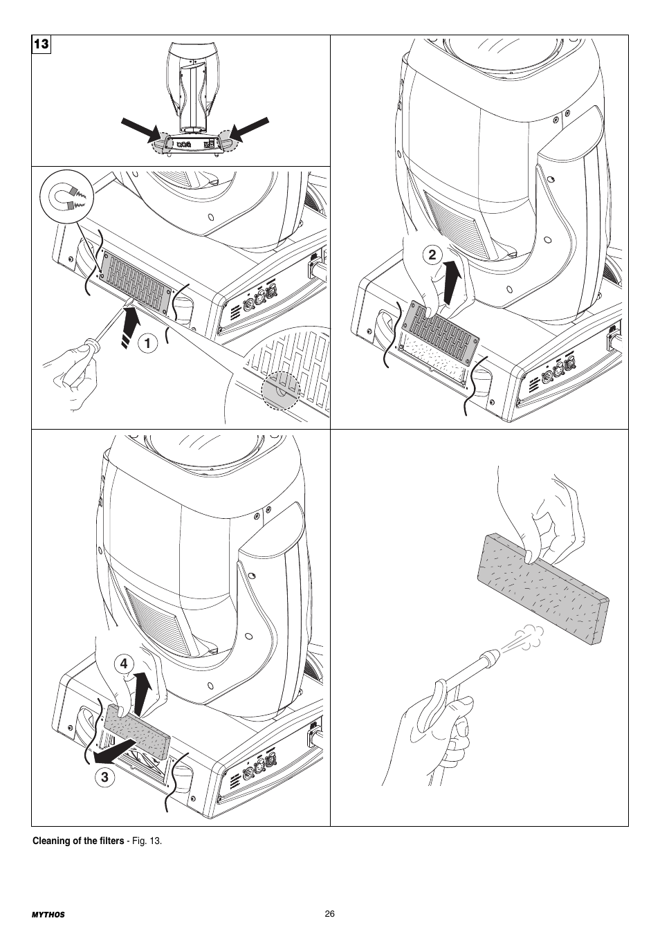 Clay Paky MYTHOS User Manual | Page 26 / 40